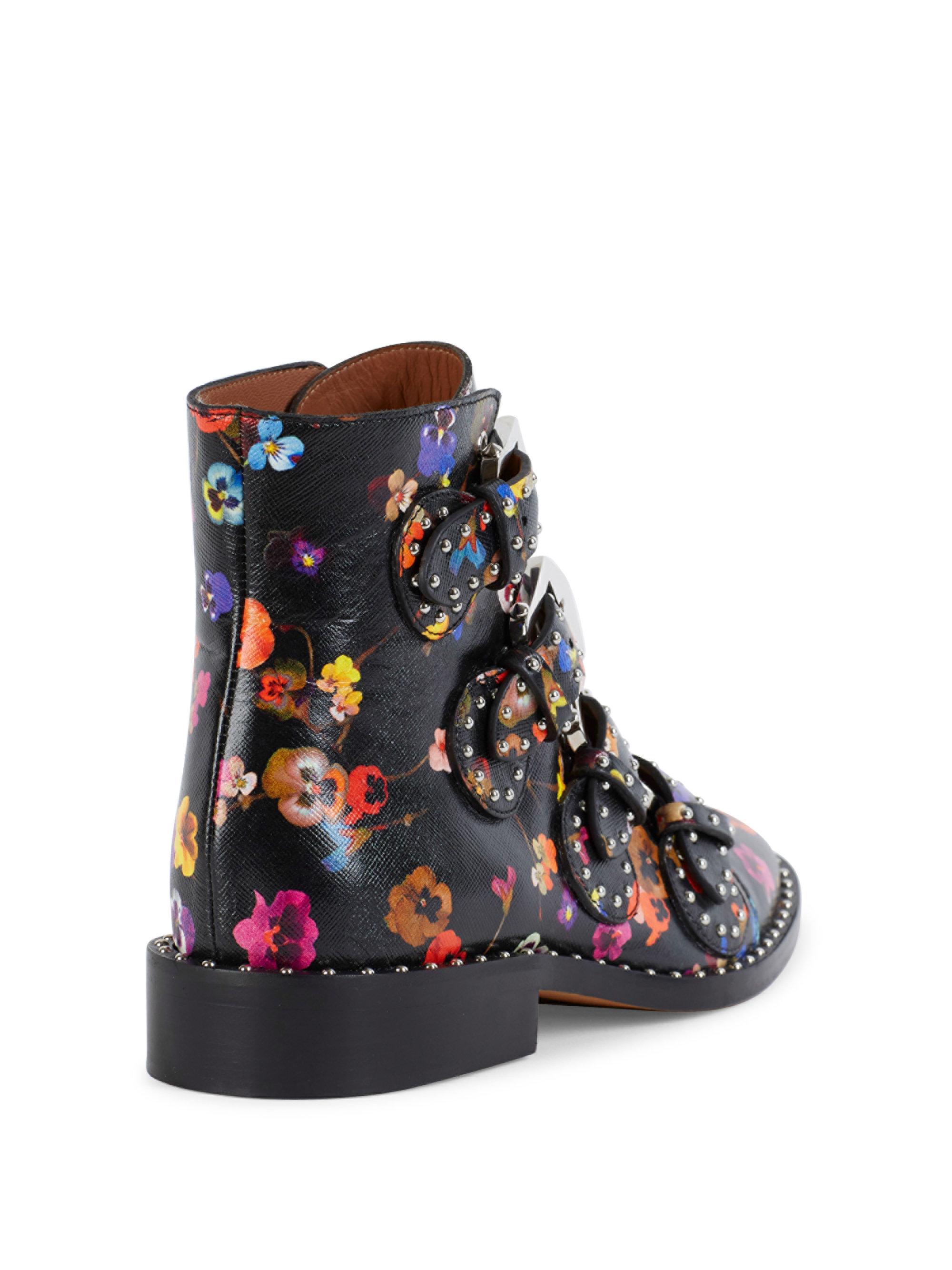 givenchy floral boots