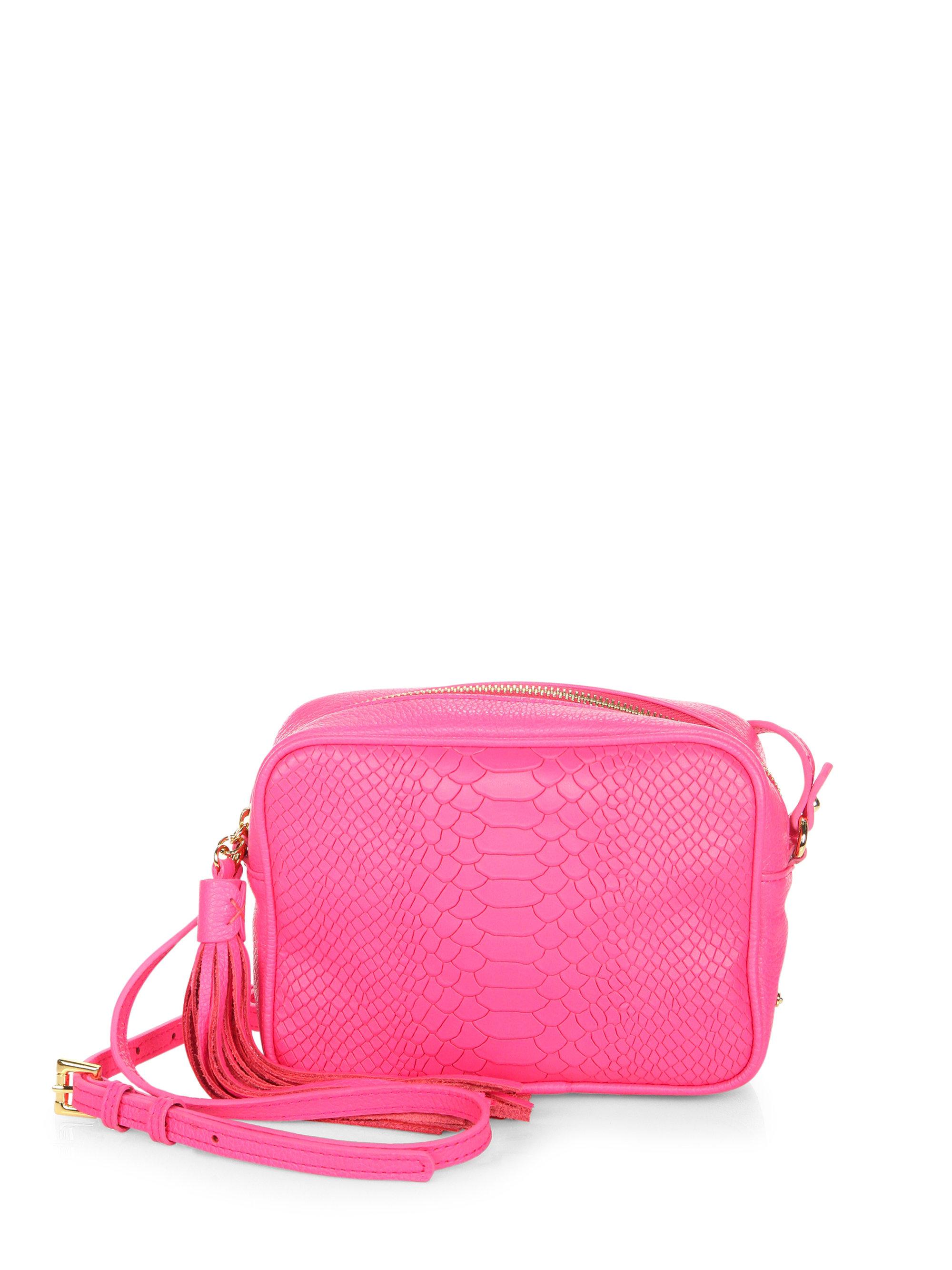 hot pink crossbody purse