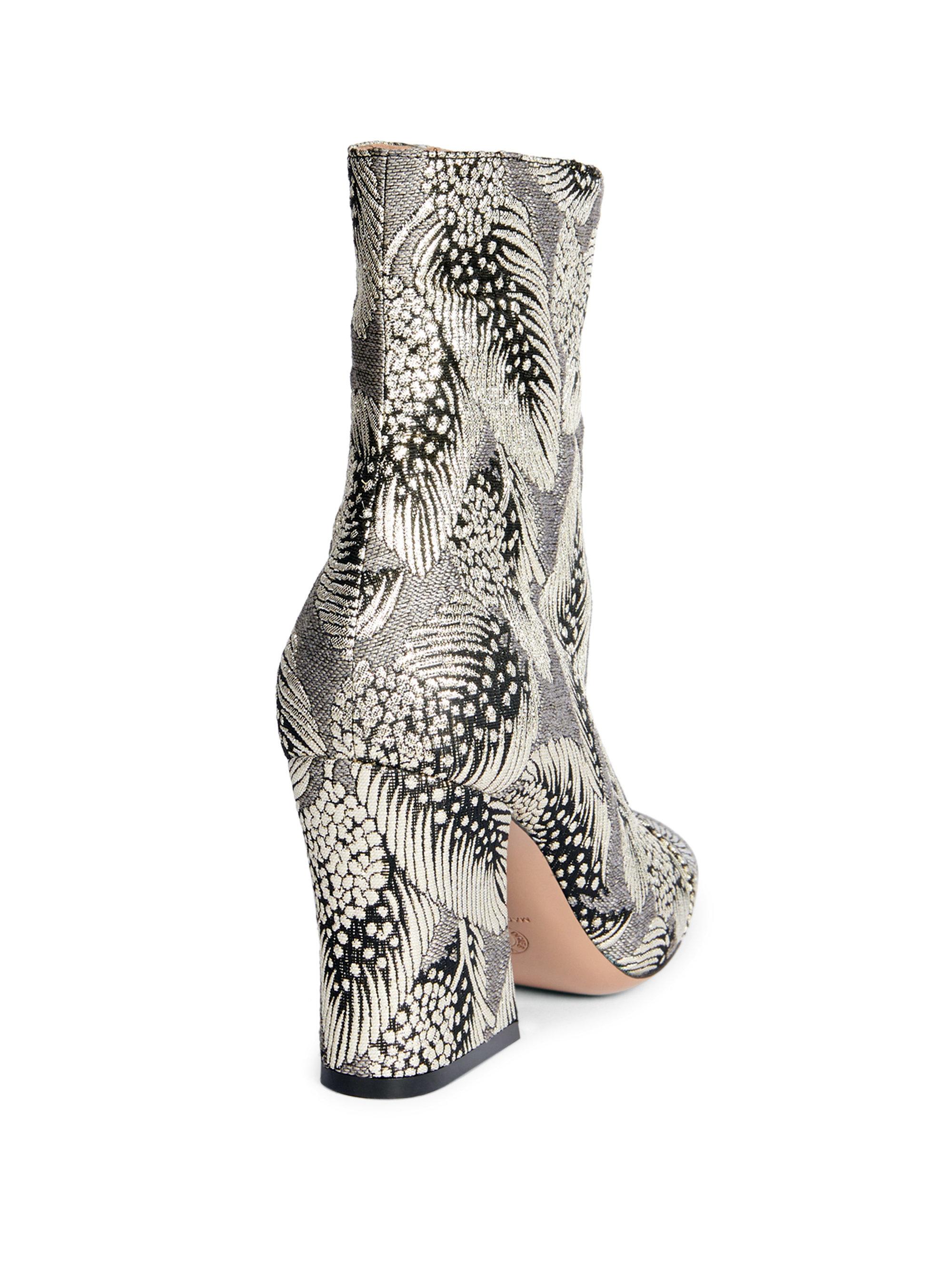dries van noten silver boots
