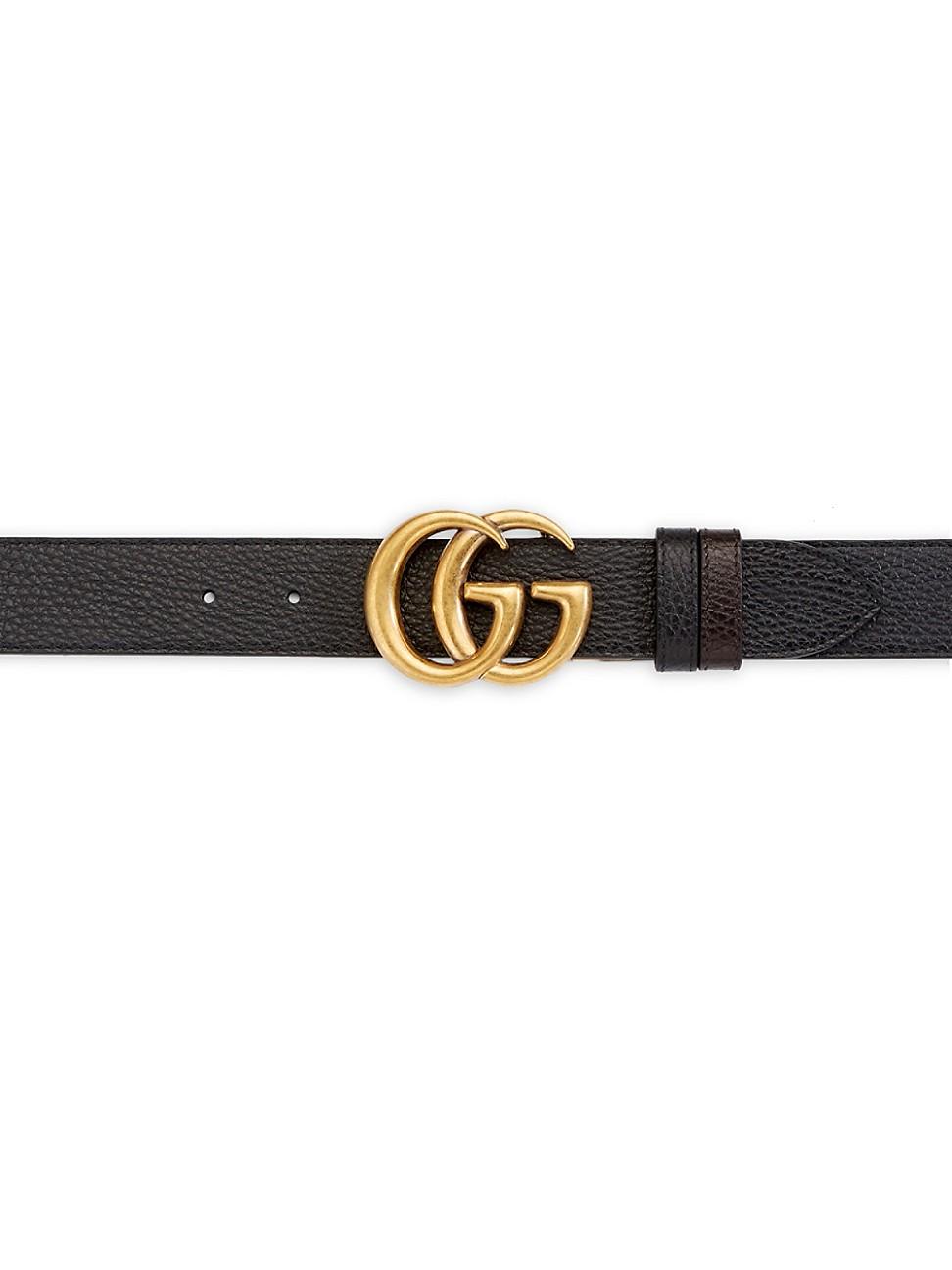 gg marmont reversible leather belt