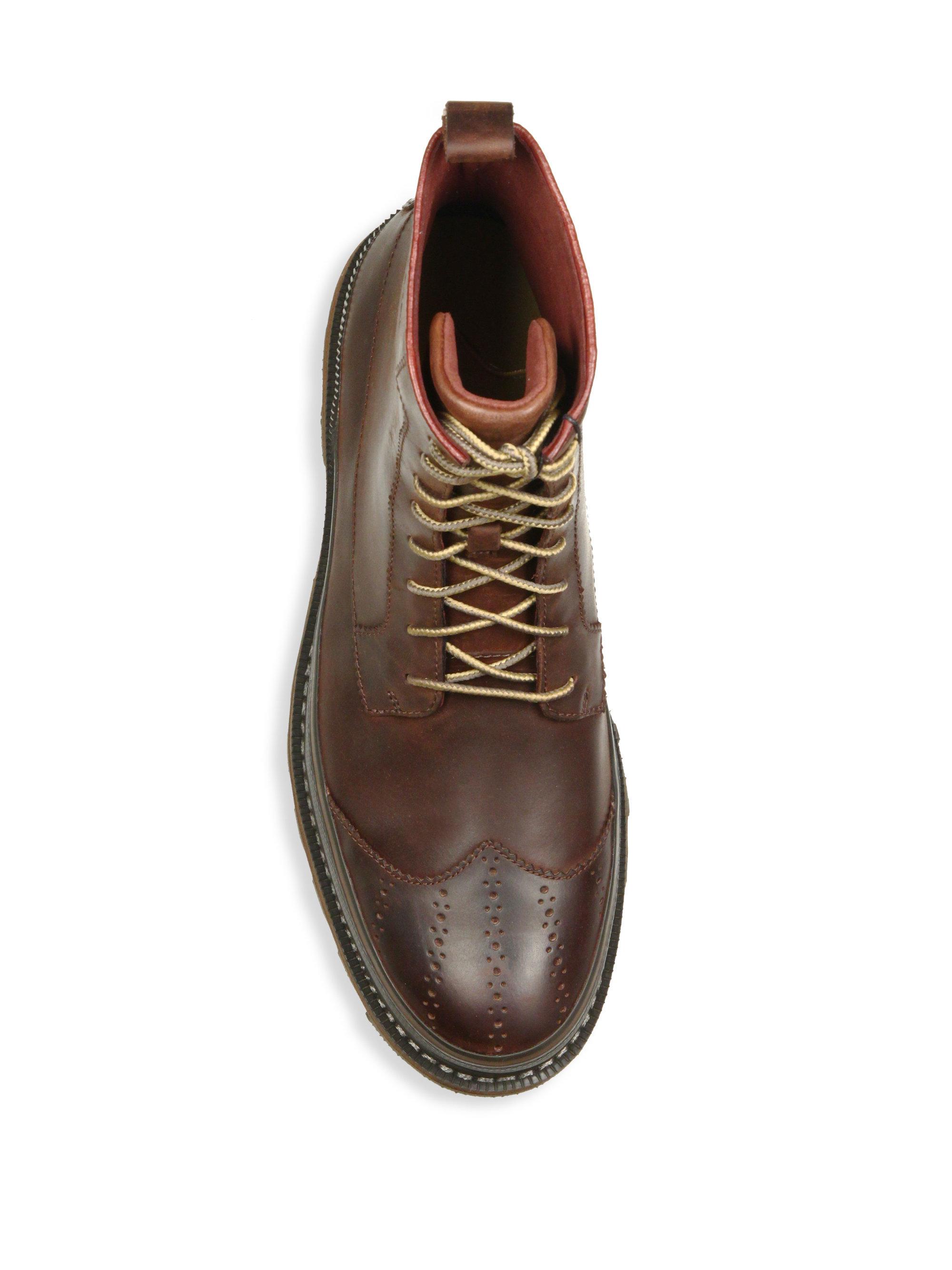 waterproof wingtip boots