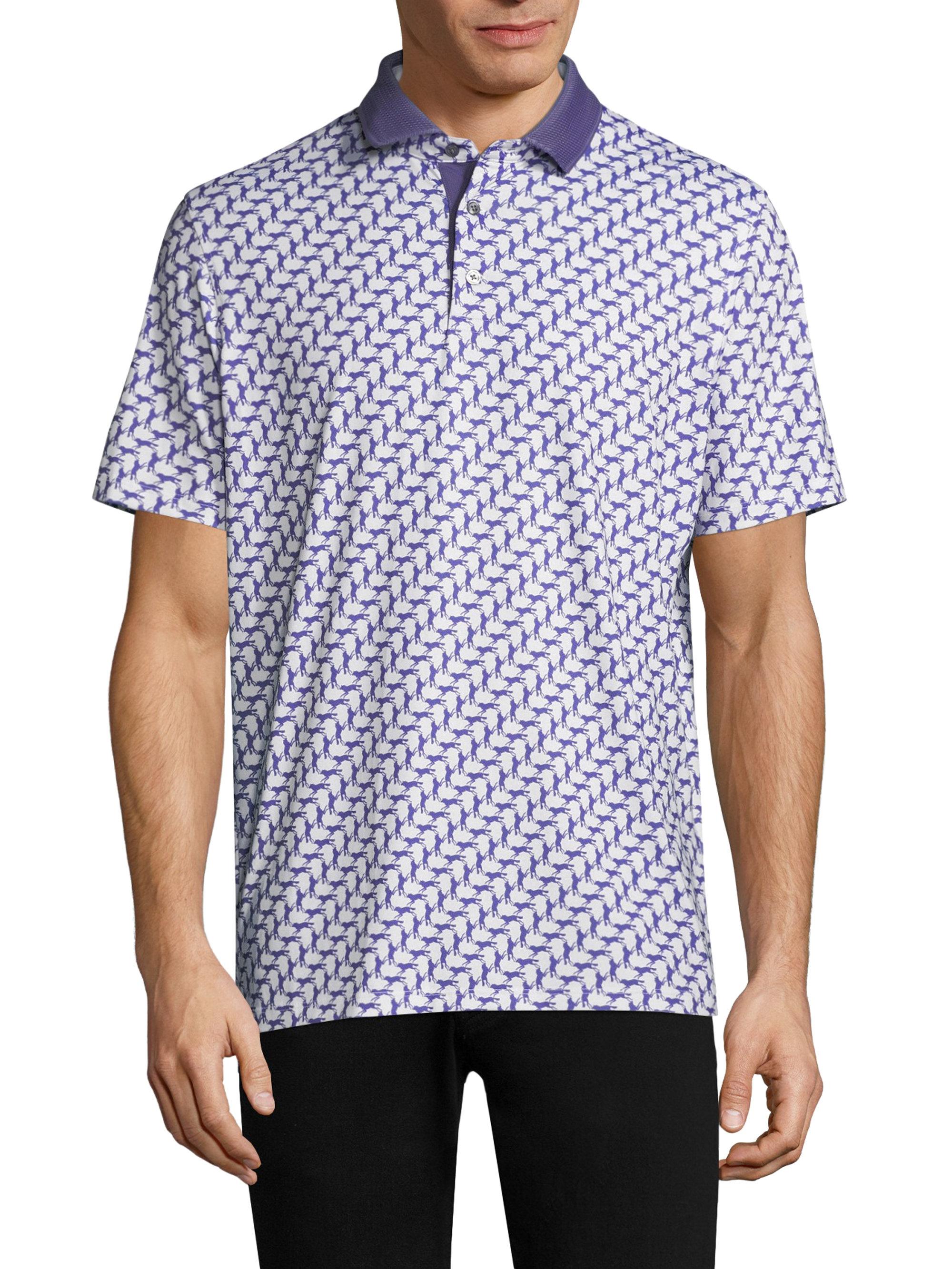 Greyson Synthetic Dances With Wolves Polo Shirt in Blue for Men | Lyst