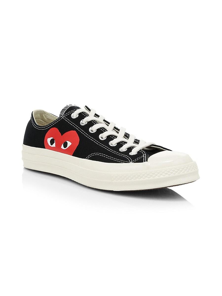 comme des garcons converse black