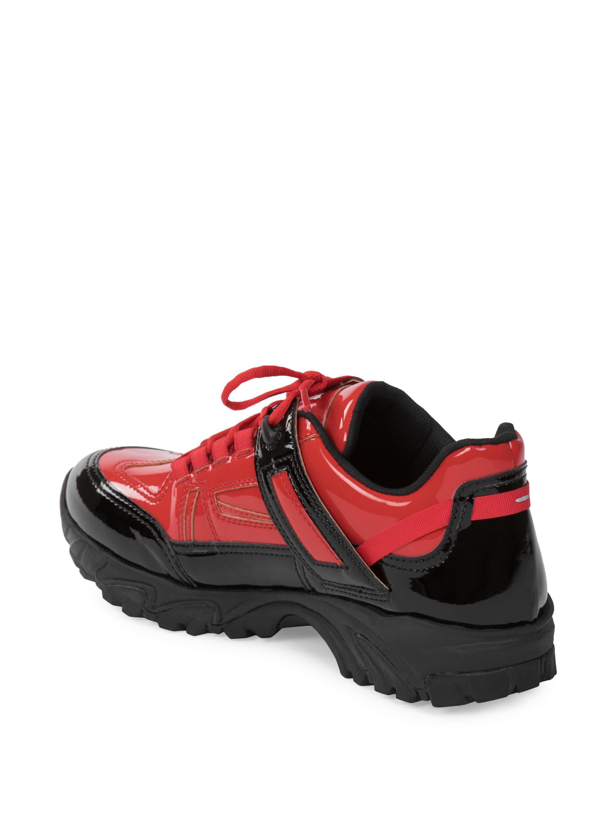 maison margiela red sneakers
