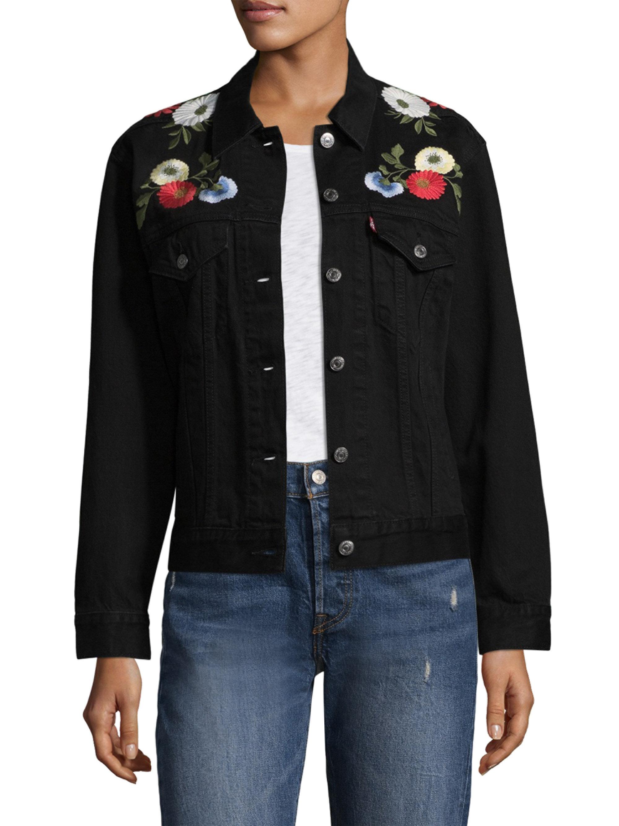 levi embroidered jacket