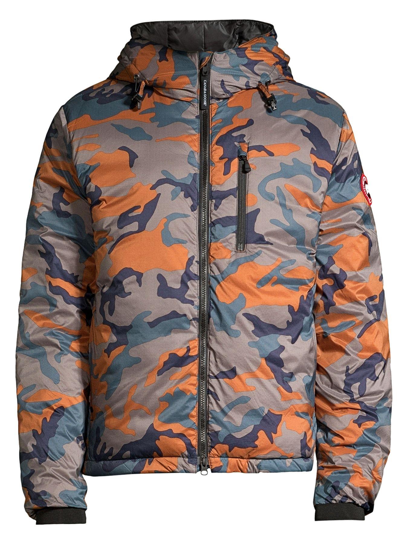 Canada Goose Synthetic Lodge Camouflage Down Nylon Jacket in Blue for ...