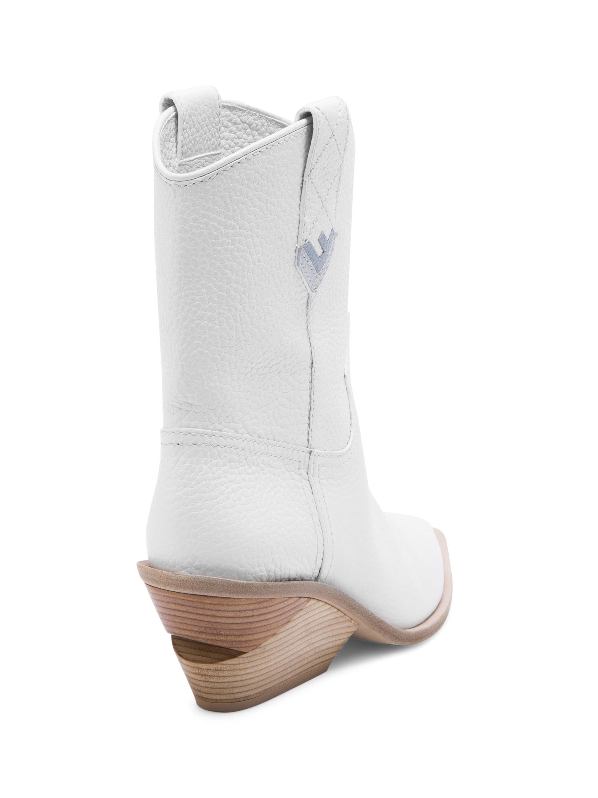 fendi cowboy boots white