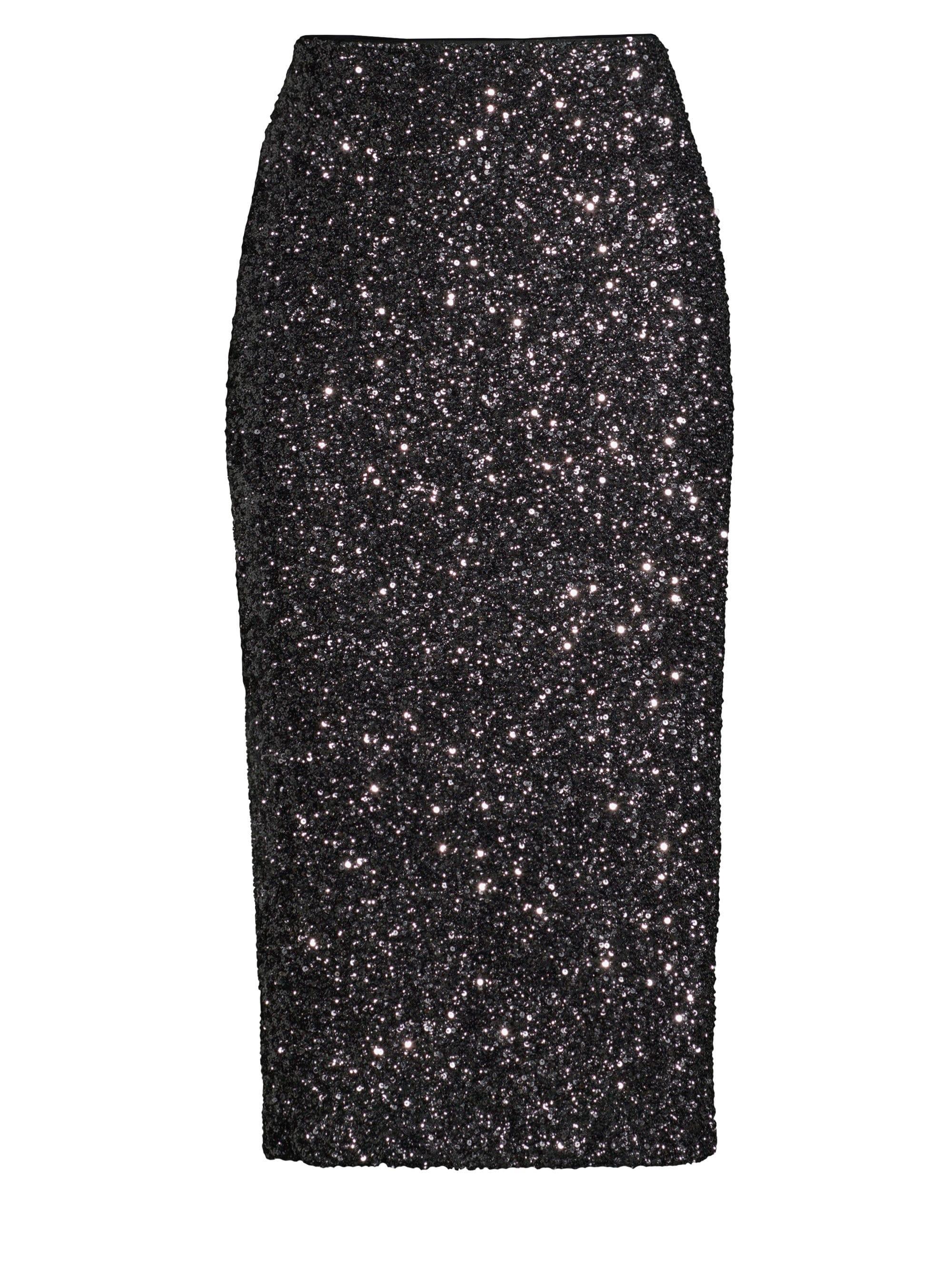 casey sequin midi skirt