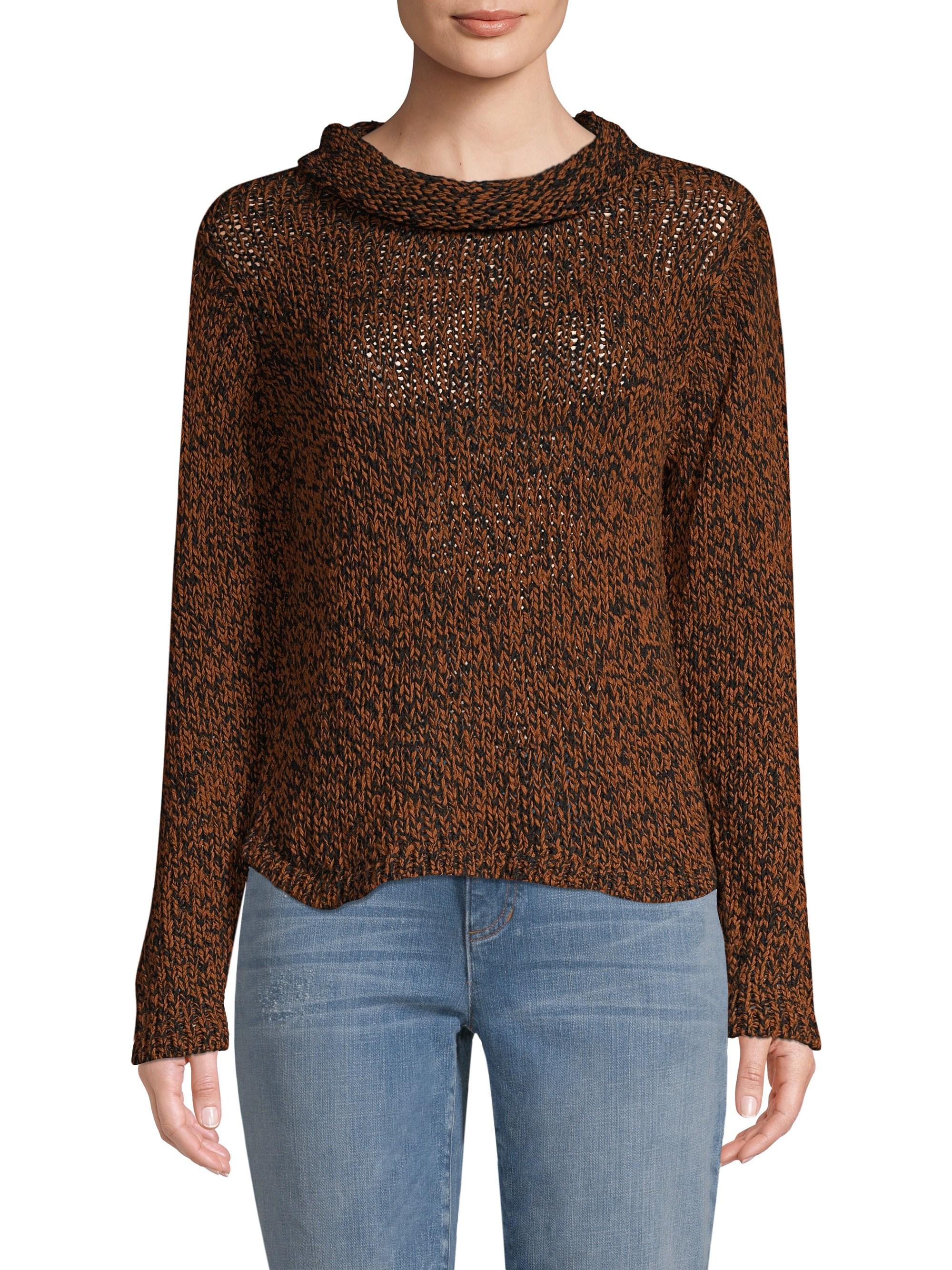 eileen fisher nutmeg top