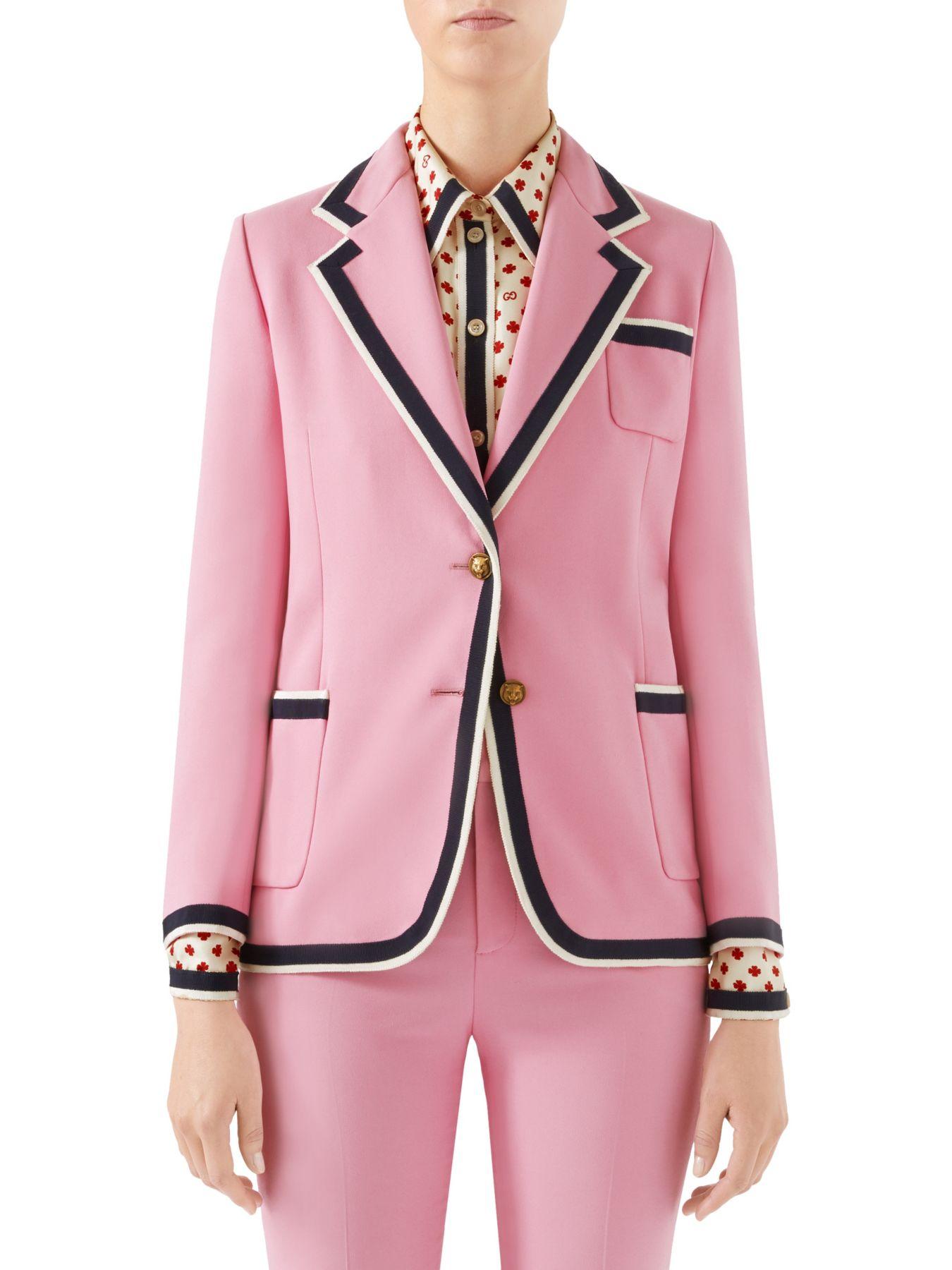 pink gucci blazer