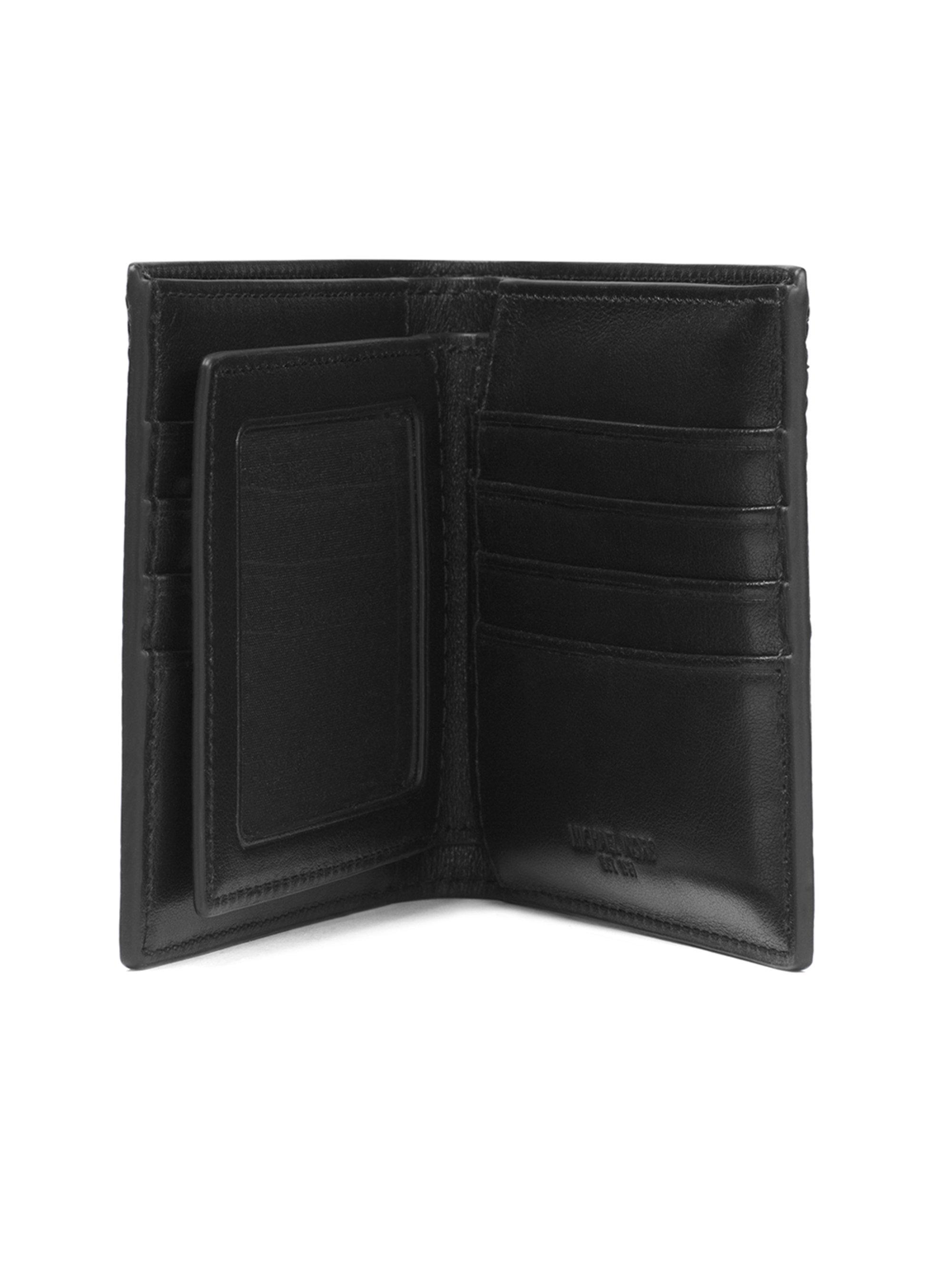 Michael Kors Harrison Crossgrain Leather Billfold Wallet With Passcase ...