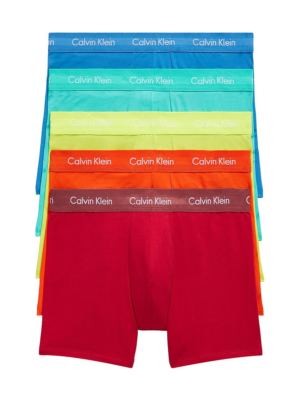 Calvin Klein The Pride Edit 5pack Boxer Briefs in Red for Men Lyst