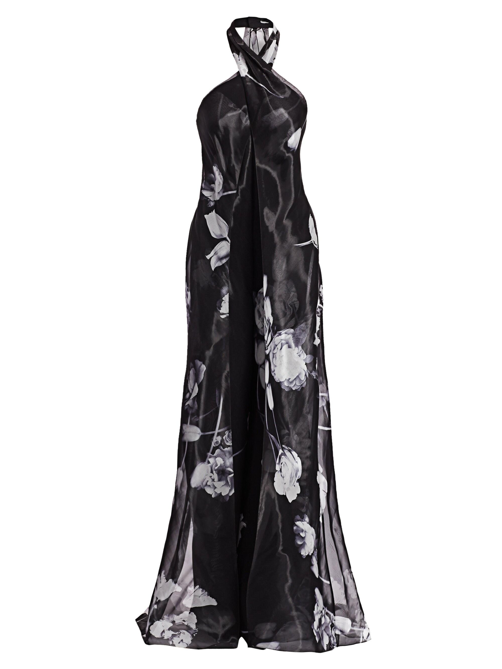floral organza jumpsuit