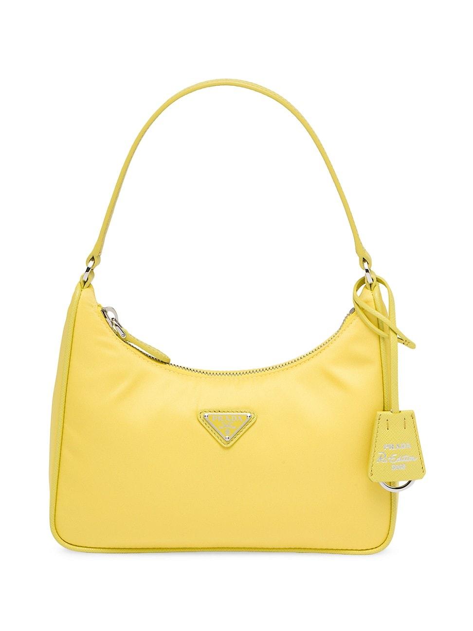 Prada Re-edition 2005 Re-nylon Mini Bag in Yellow