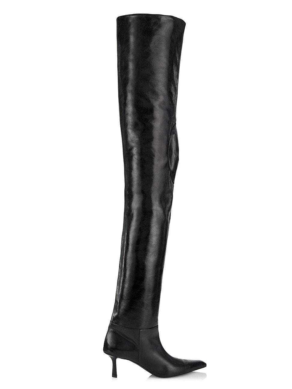 Alexander Wang Viola 65 High Hip Boots in Black | Lyst