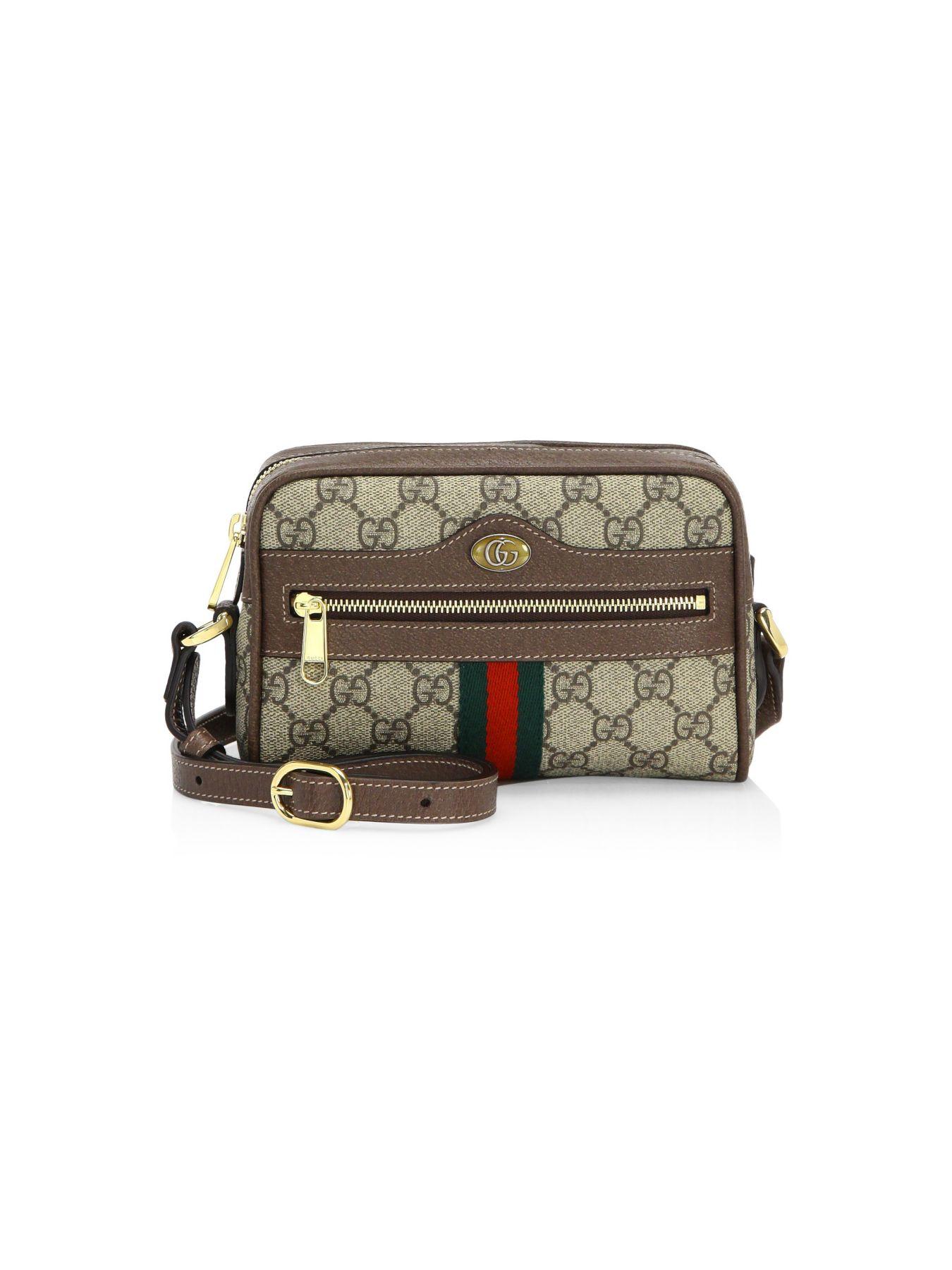 Gucci Canvas Ophidia Small GG Supreme Crossbody Bag in Light Beige (Brown) - Save 20% - Lyst