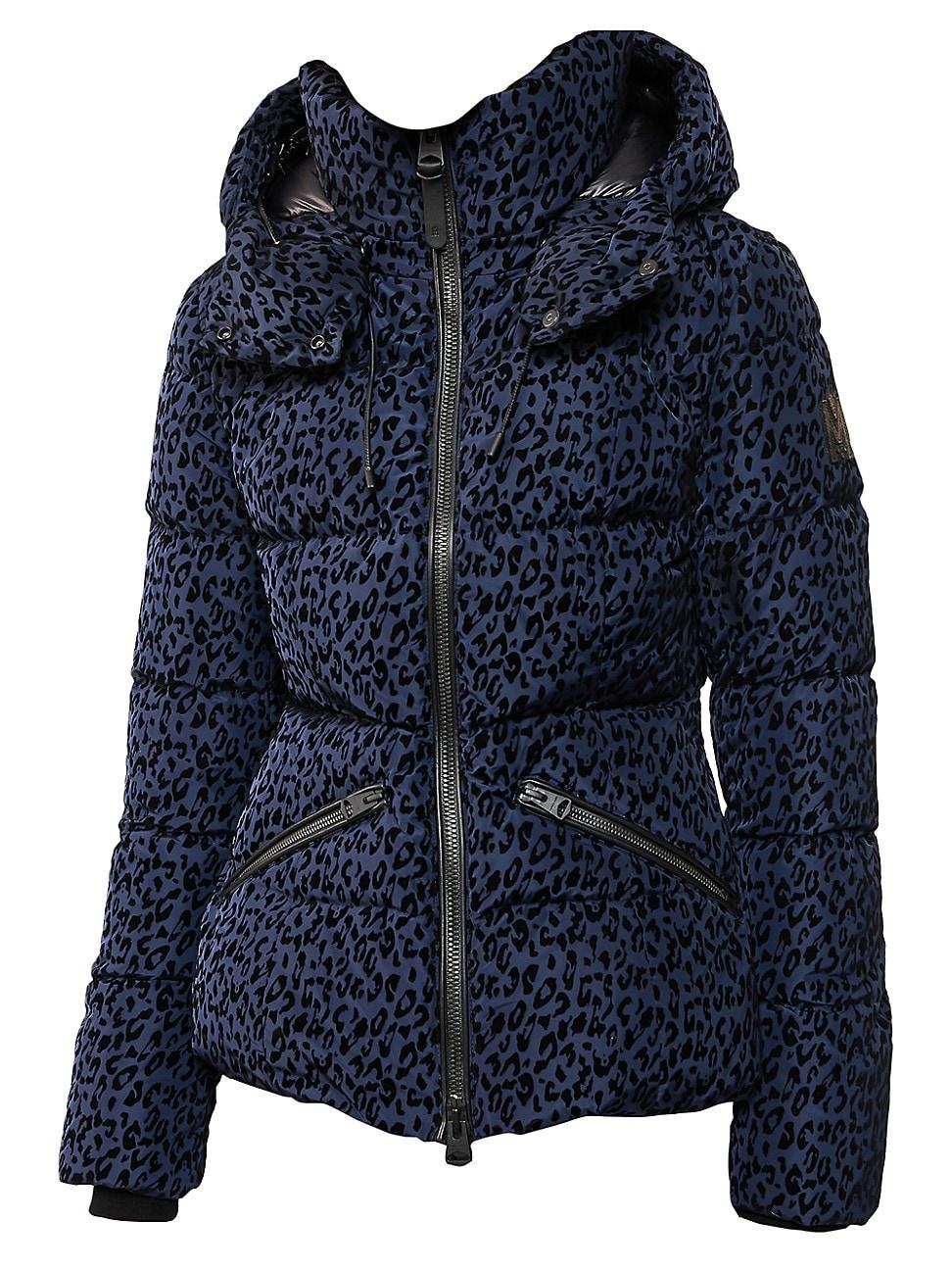 mackage leopard puffer
