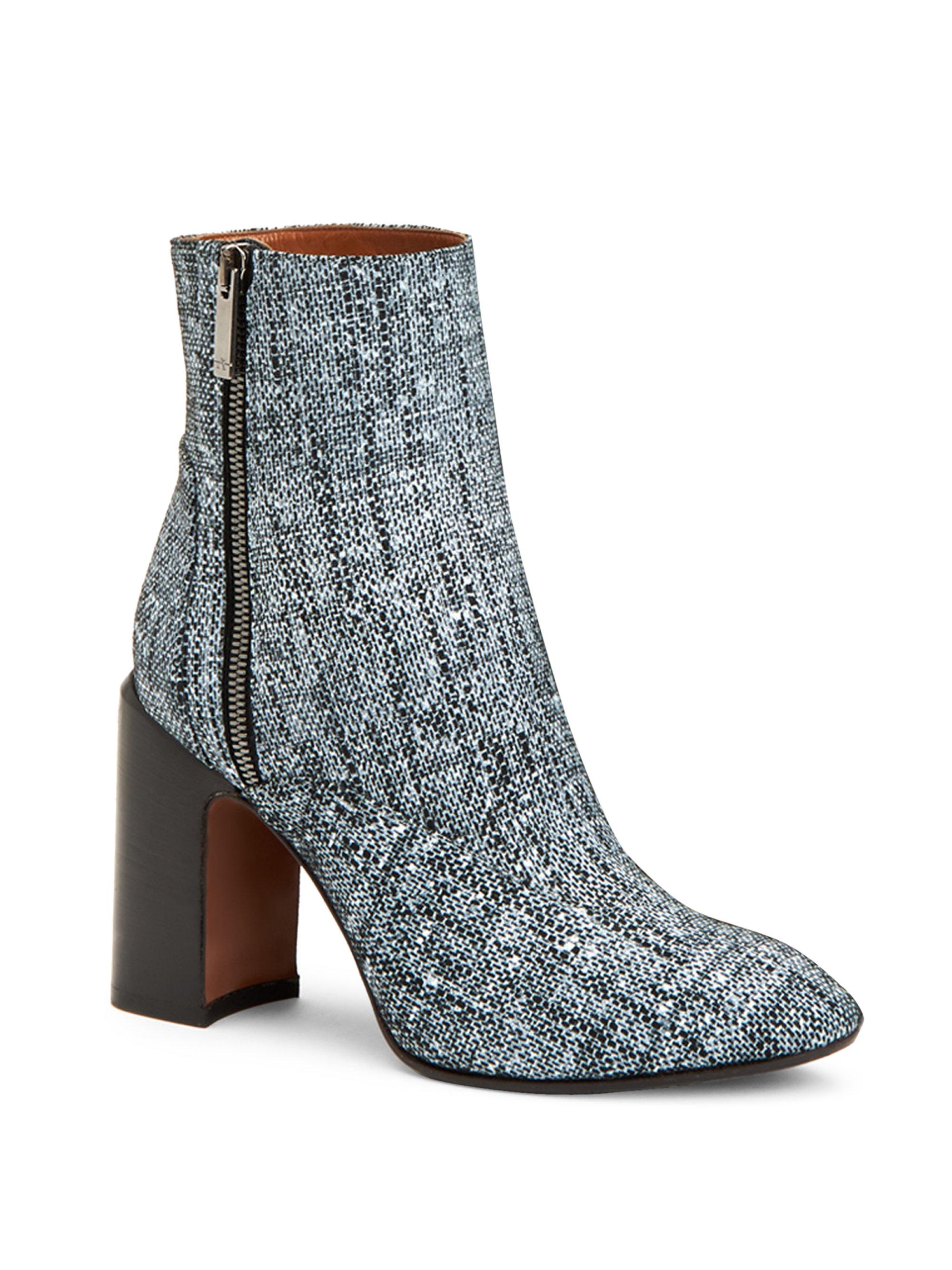 gray booties size 9