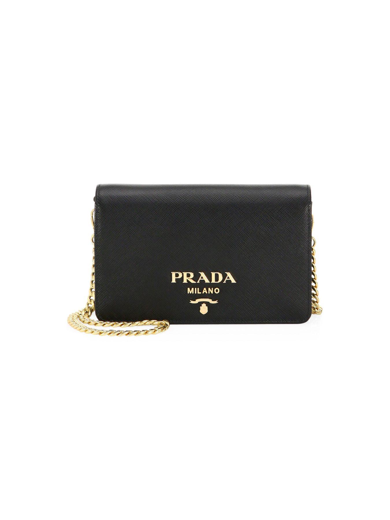 prada small saffiano leather crossbody bag