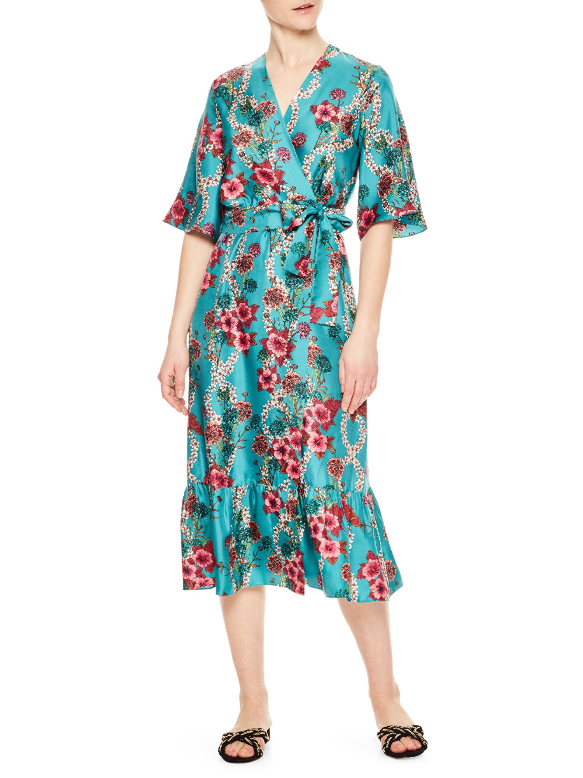 sandro wrap dress