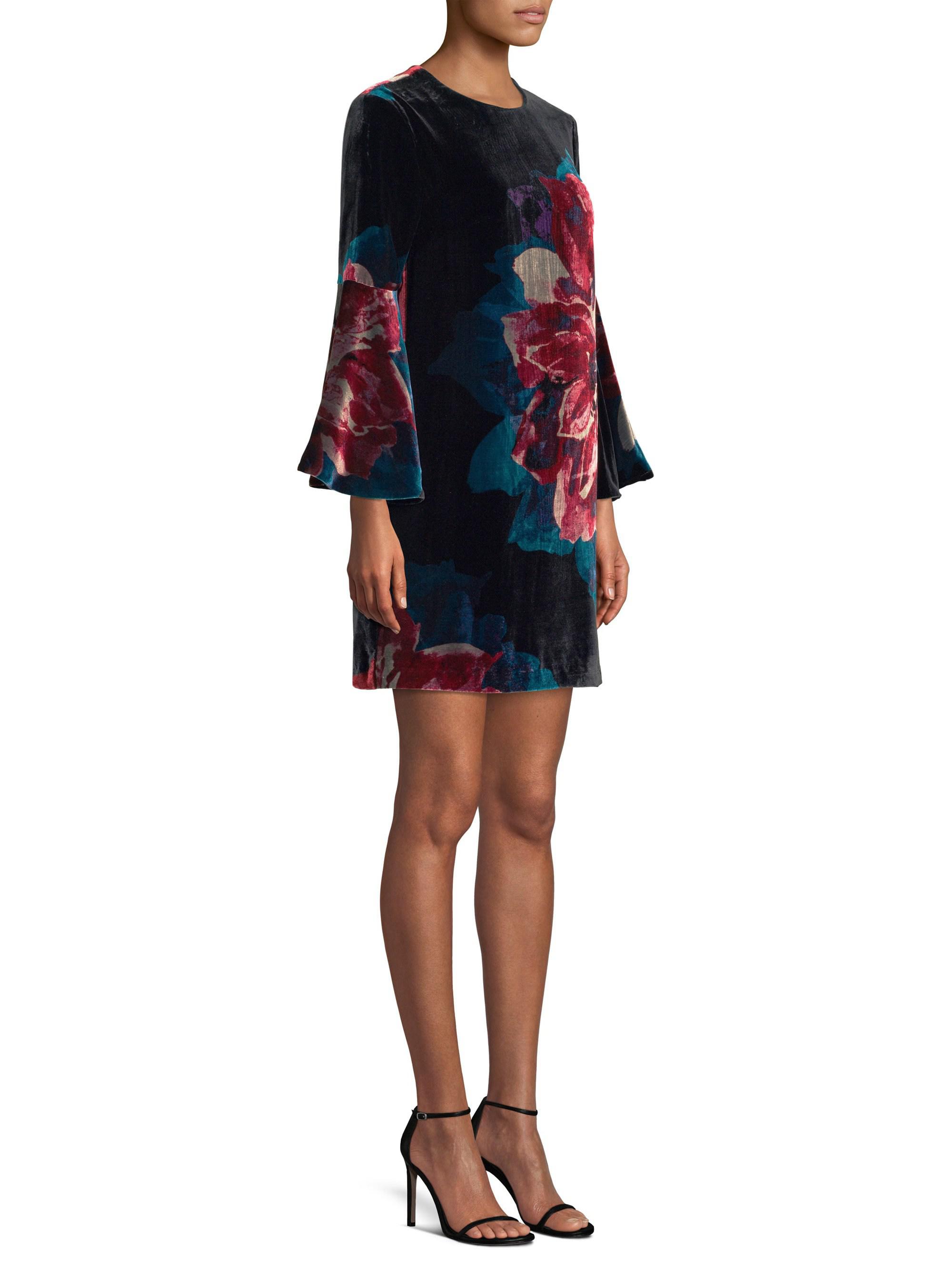 trina turk velvet dress