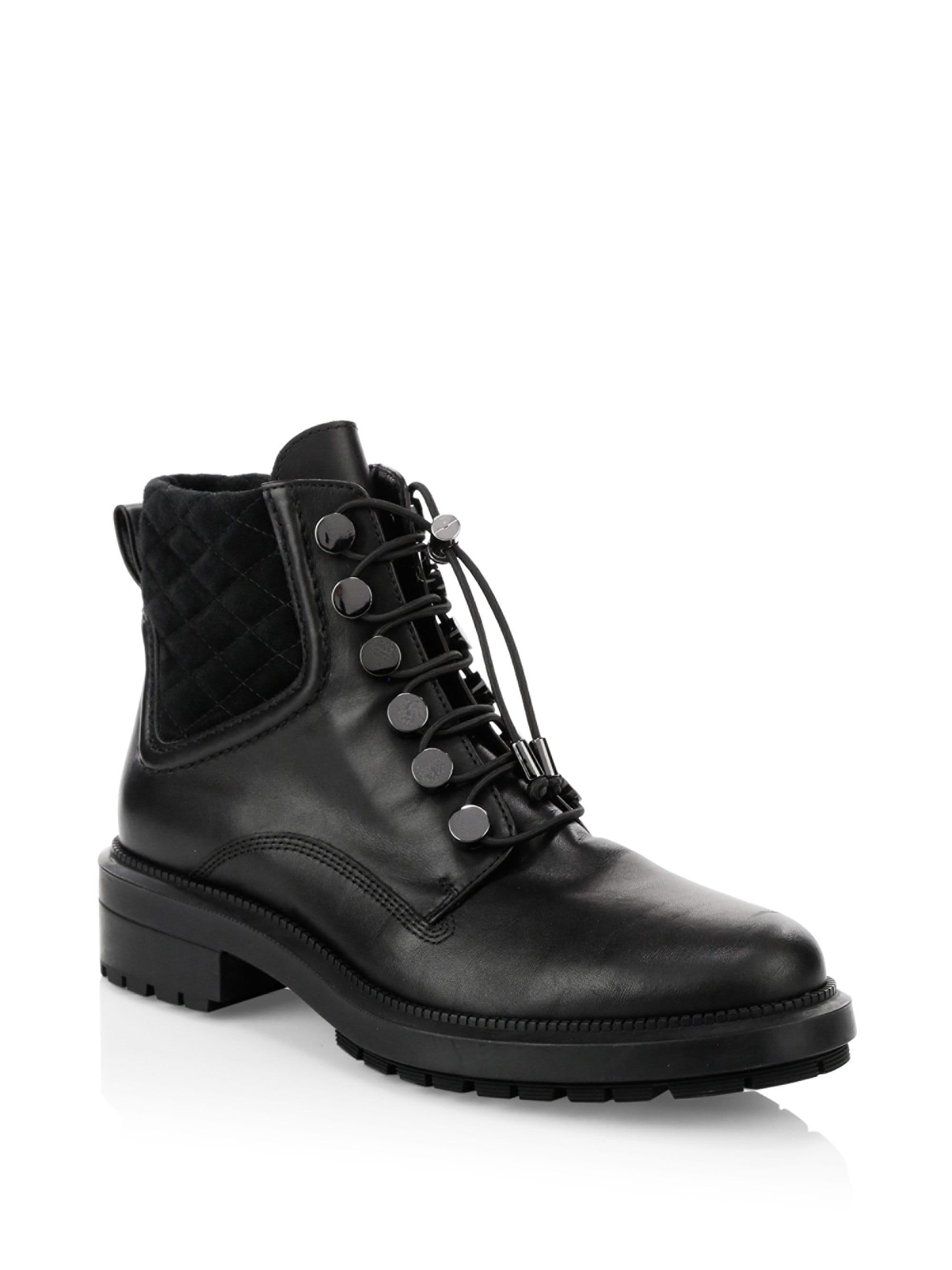 aquatalia linda combat boot