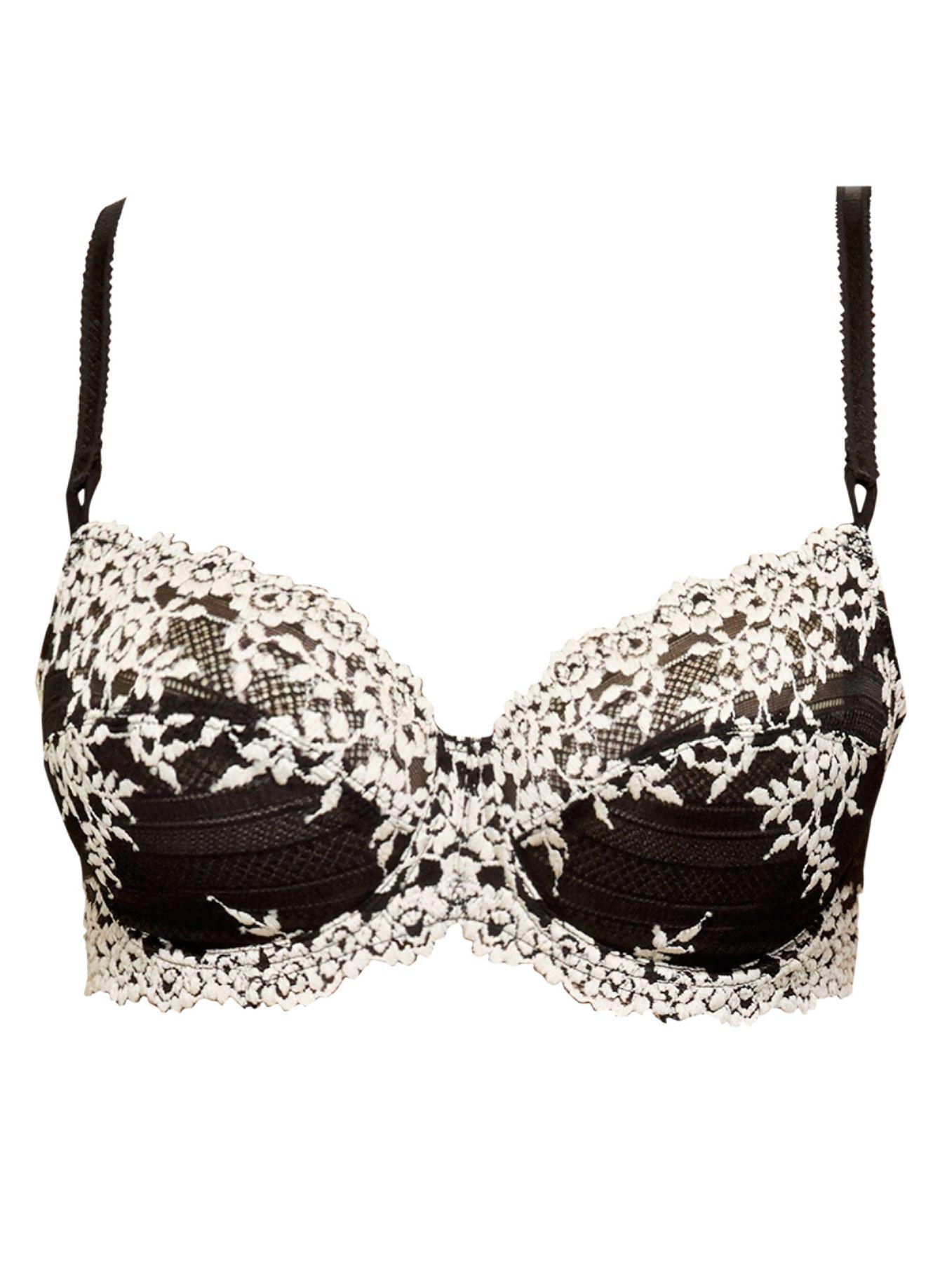 Wacoal Embroidered Underwire Bra in Black - Lyst