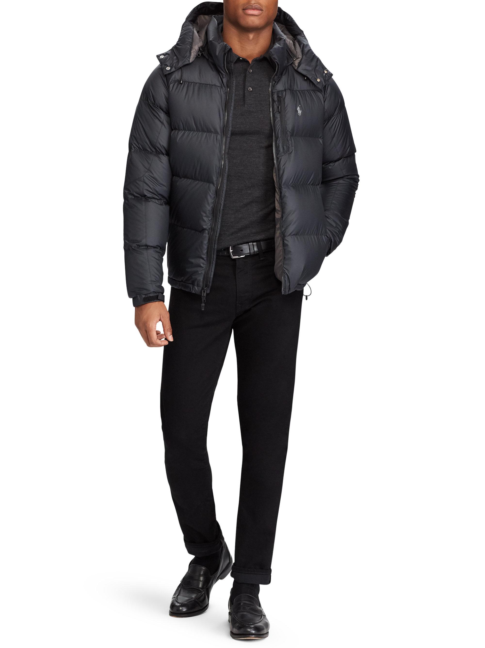 quilted ripstop down jacket ralph lauren