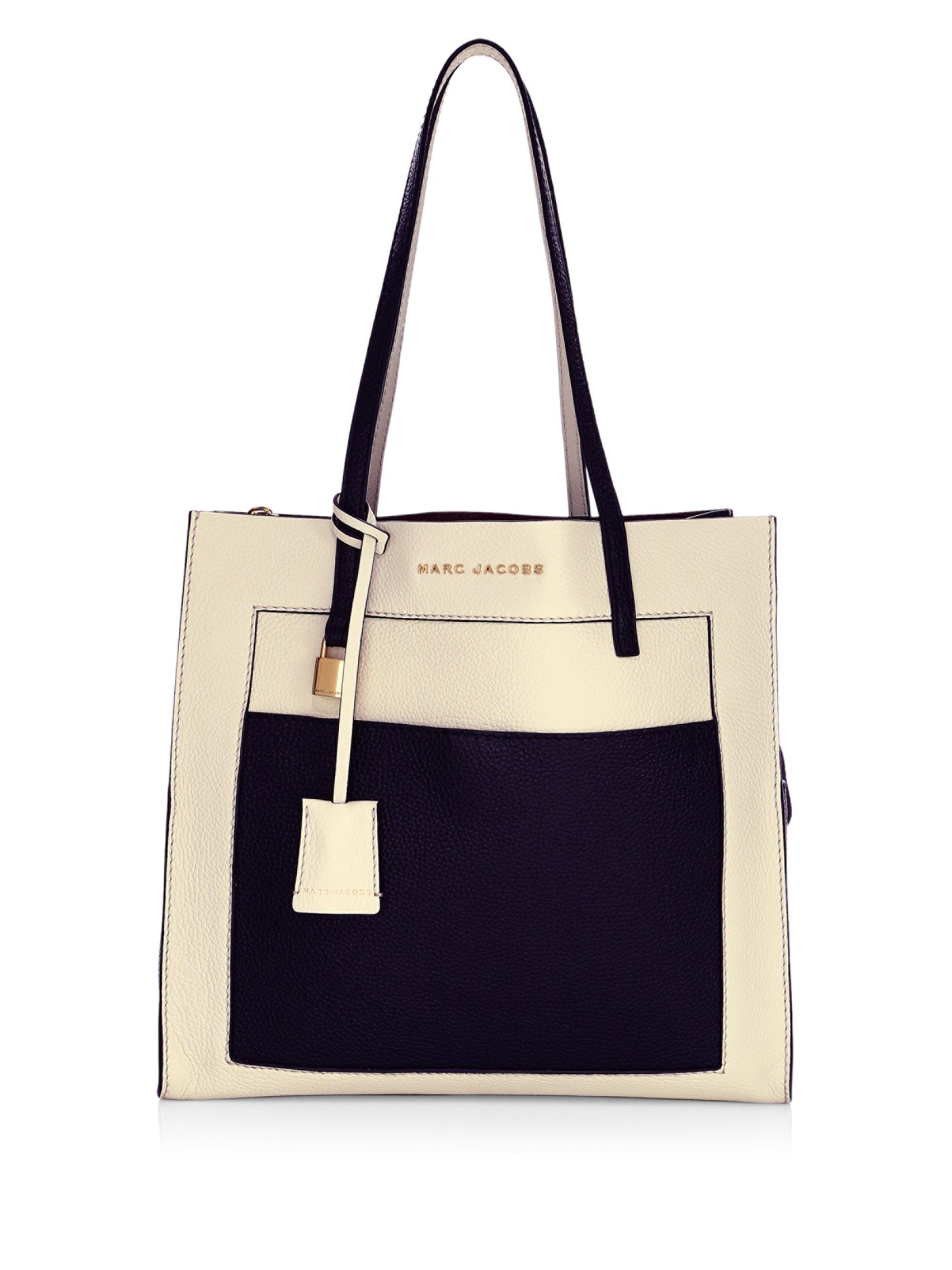 marc jacobs the grind leather tote