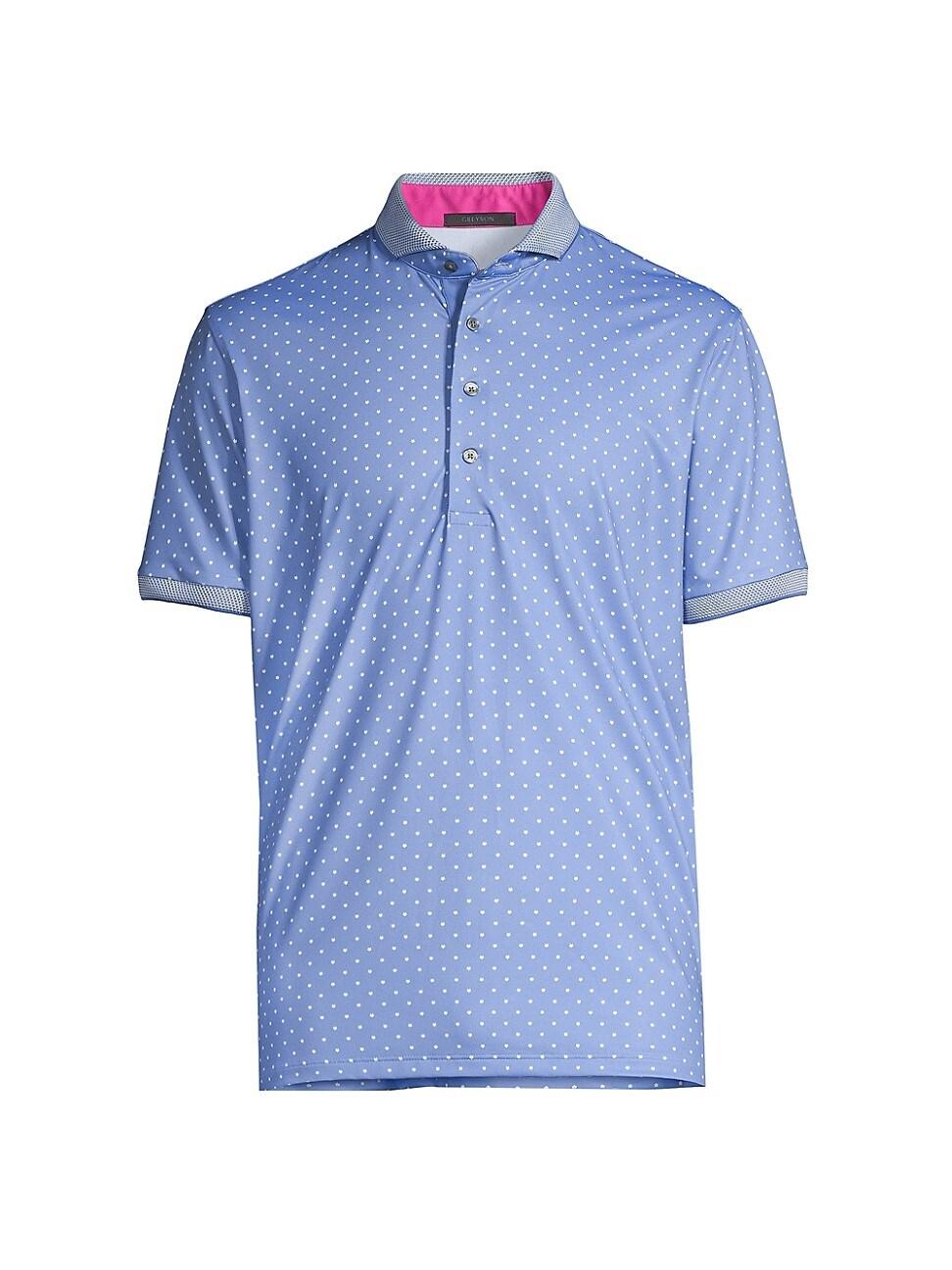 Greyson Icon Dot Polo Shirt in Blue for Men Lyst