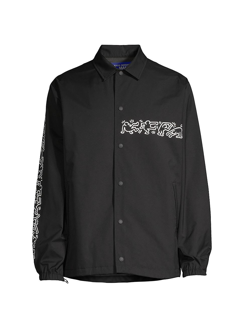 Junya Watanabe X Keith Haring Trucker Jacket in Black for Men | Lyst