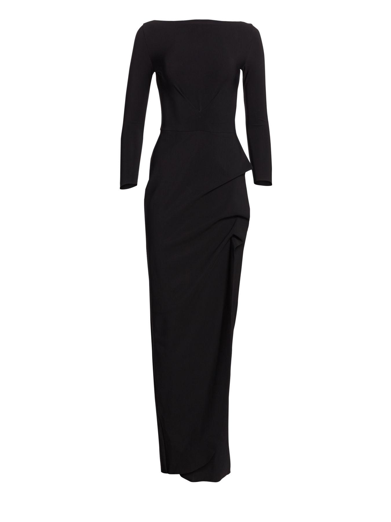 chiara boni black gown