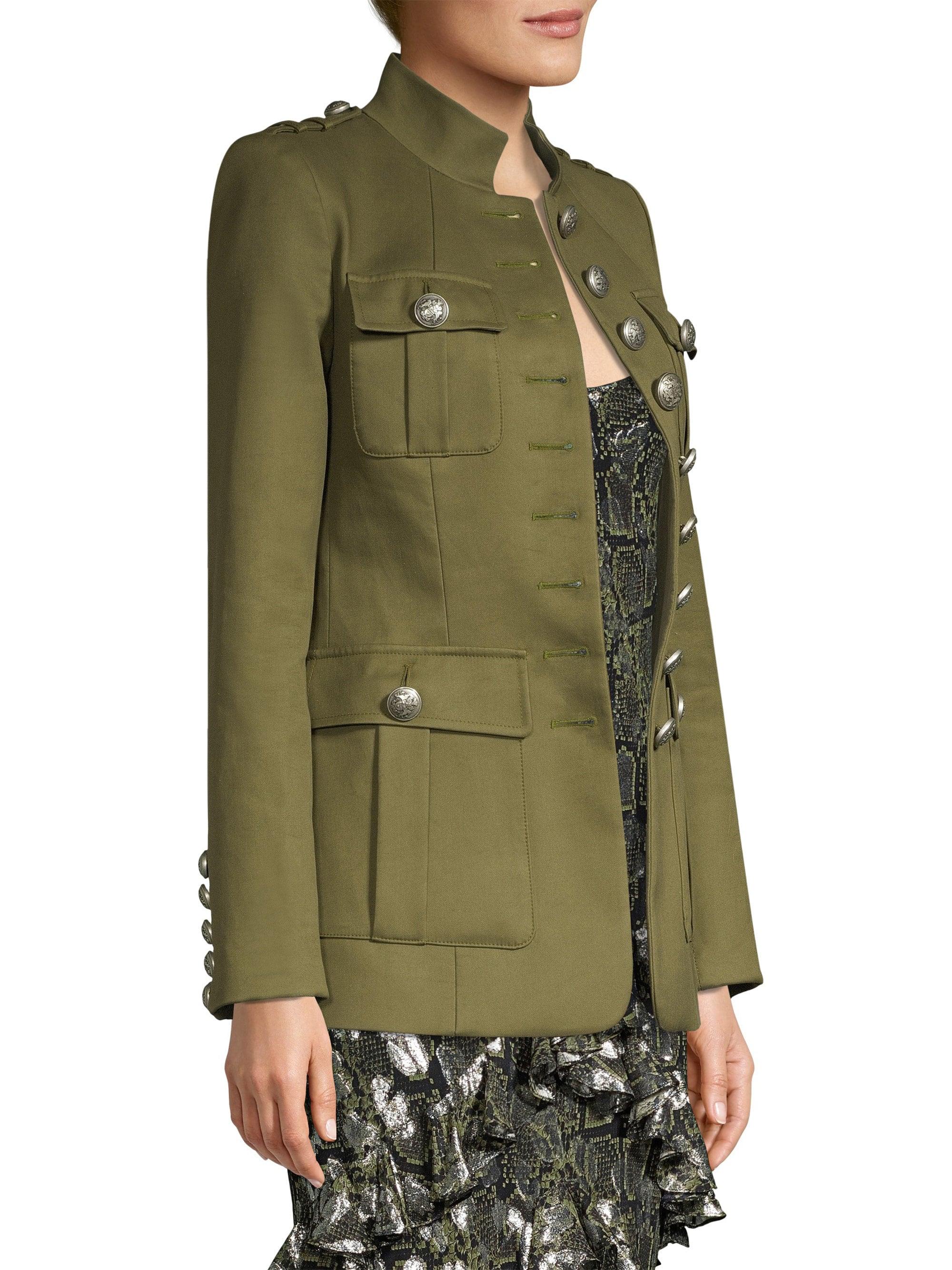 Michael Kors Military Jacket in Green Lyst