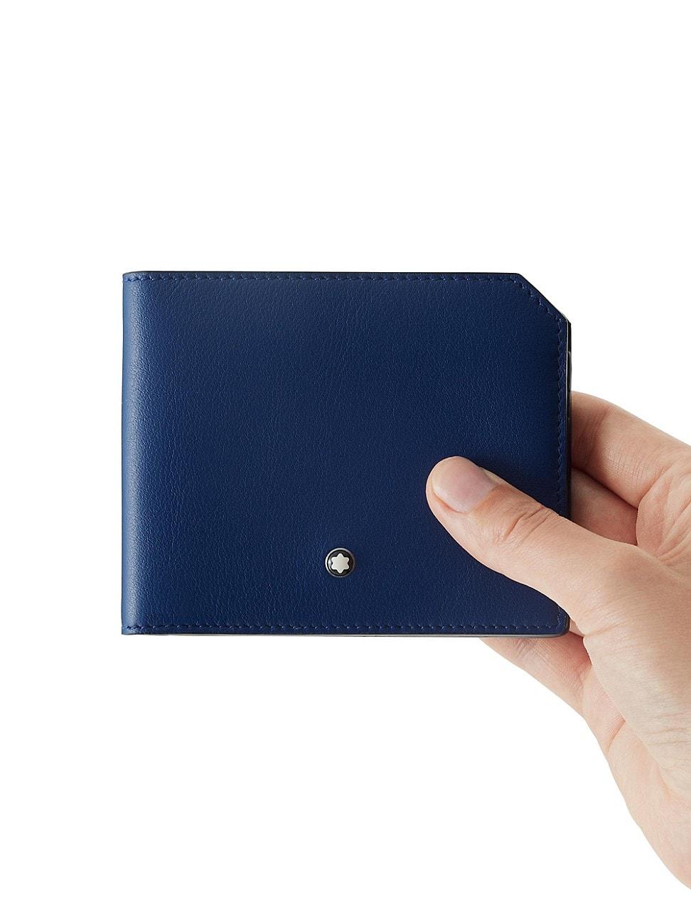 Montblanc Meisterstück Selection Soft Leather Wallet in Blue for Men | Lyst