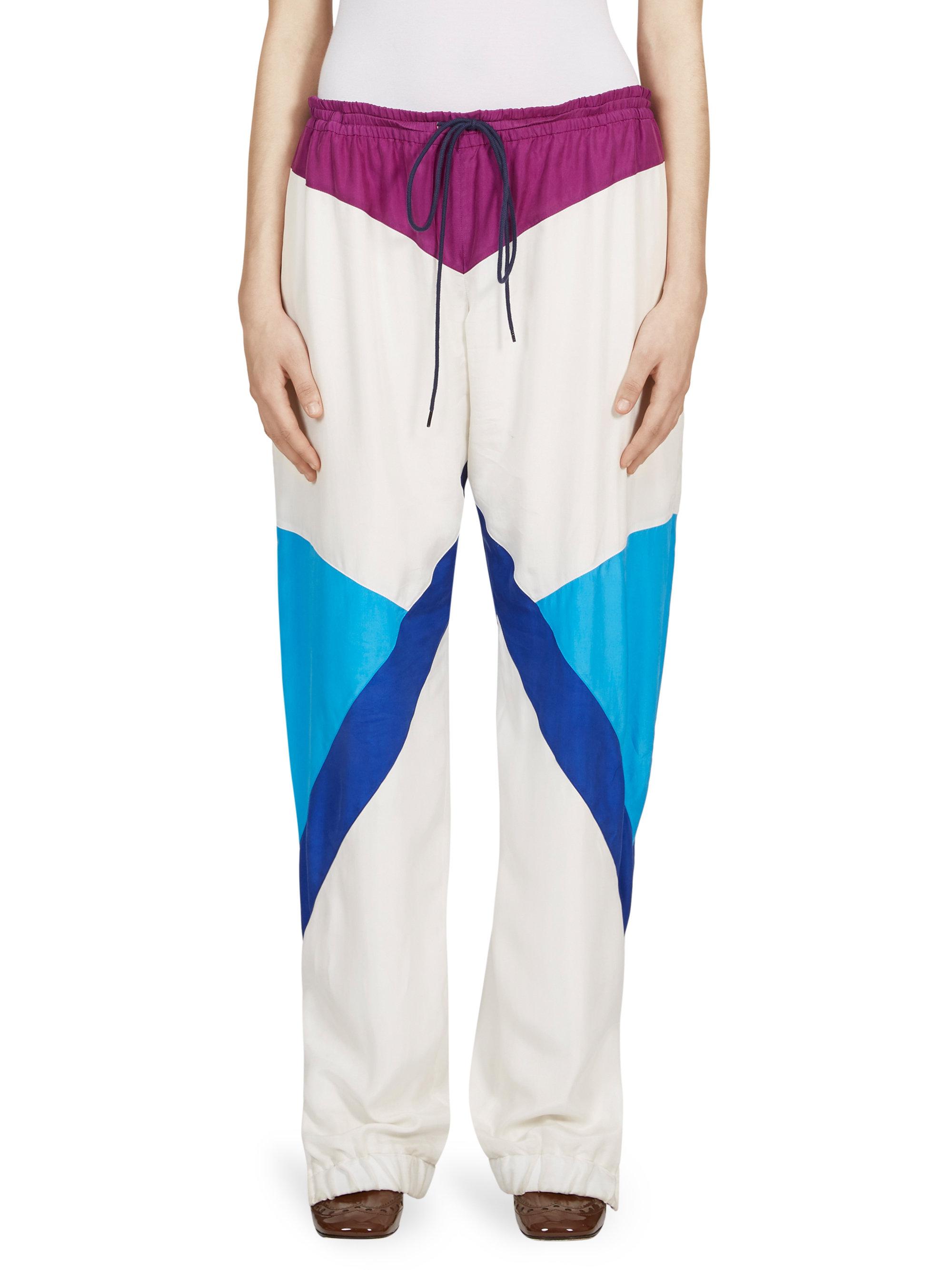 Chloé Silk Parachute Pants in Purple Lyst