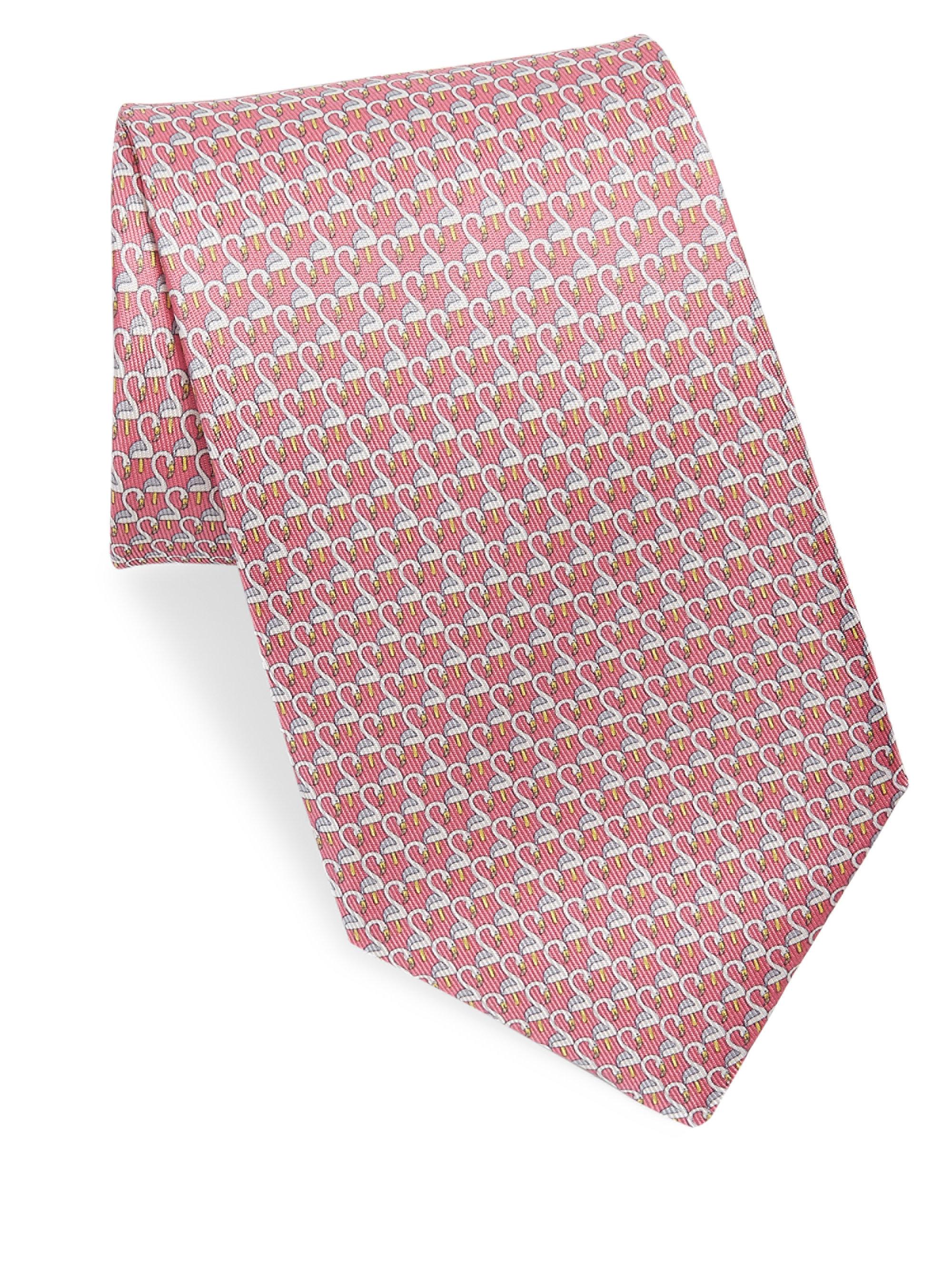 ferragamo flamingo tie