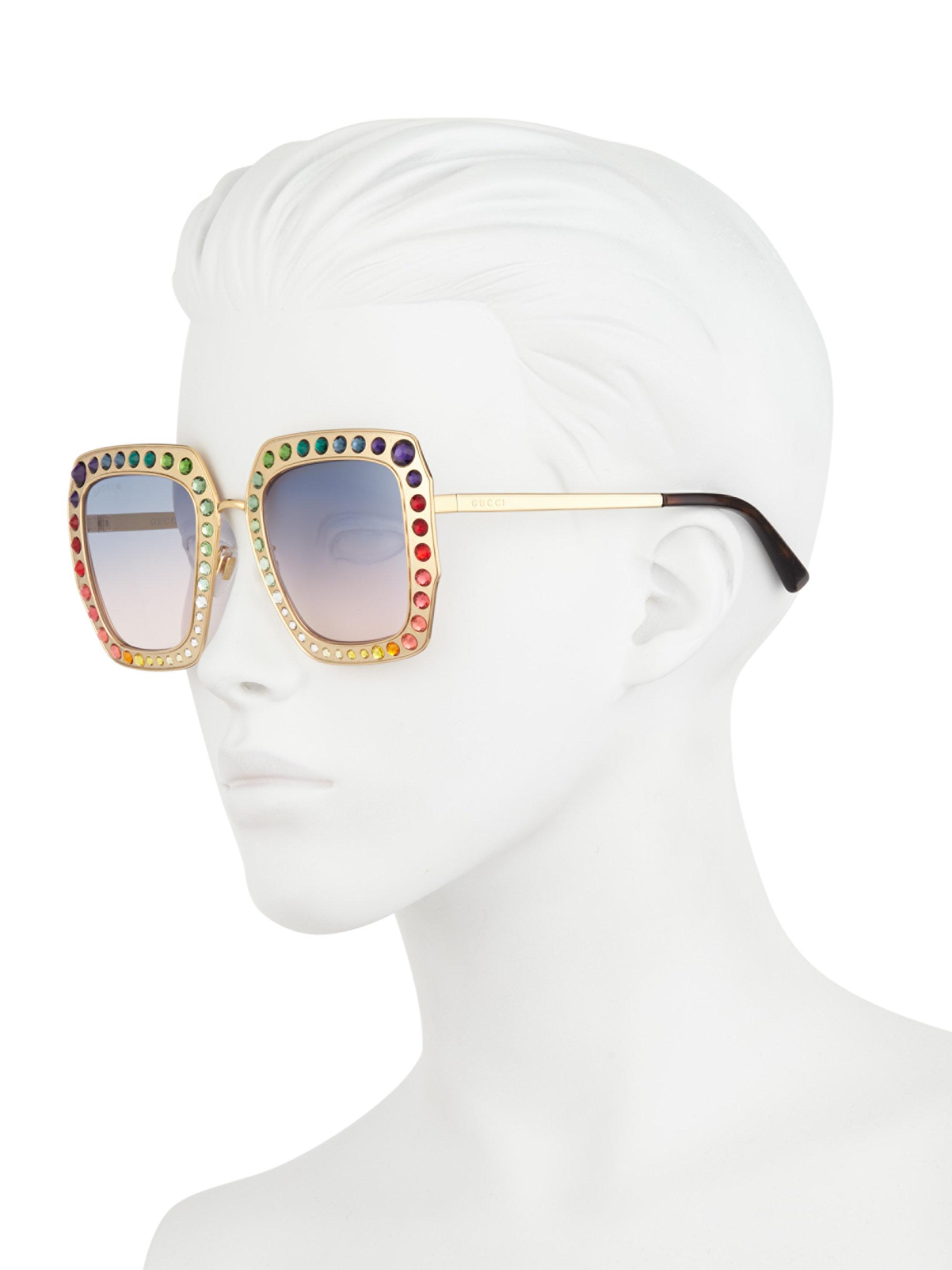 gucci rainbow glasses