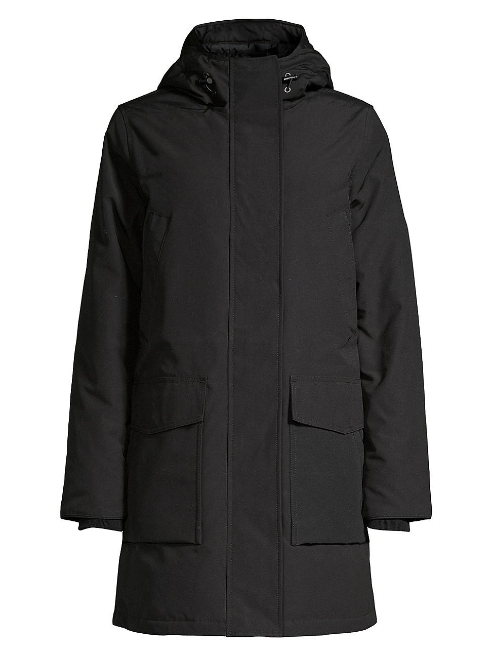 Canada Goose Fleece Canmore Parka in Black - Save 27% | Lyst
