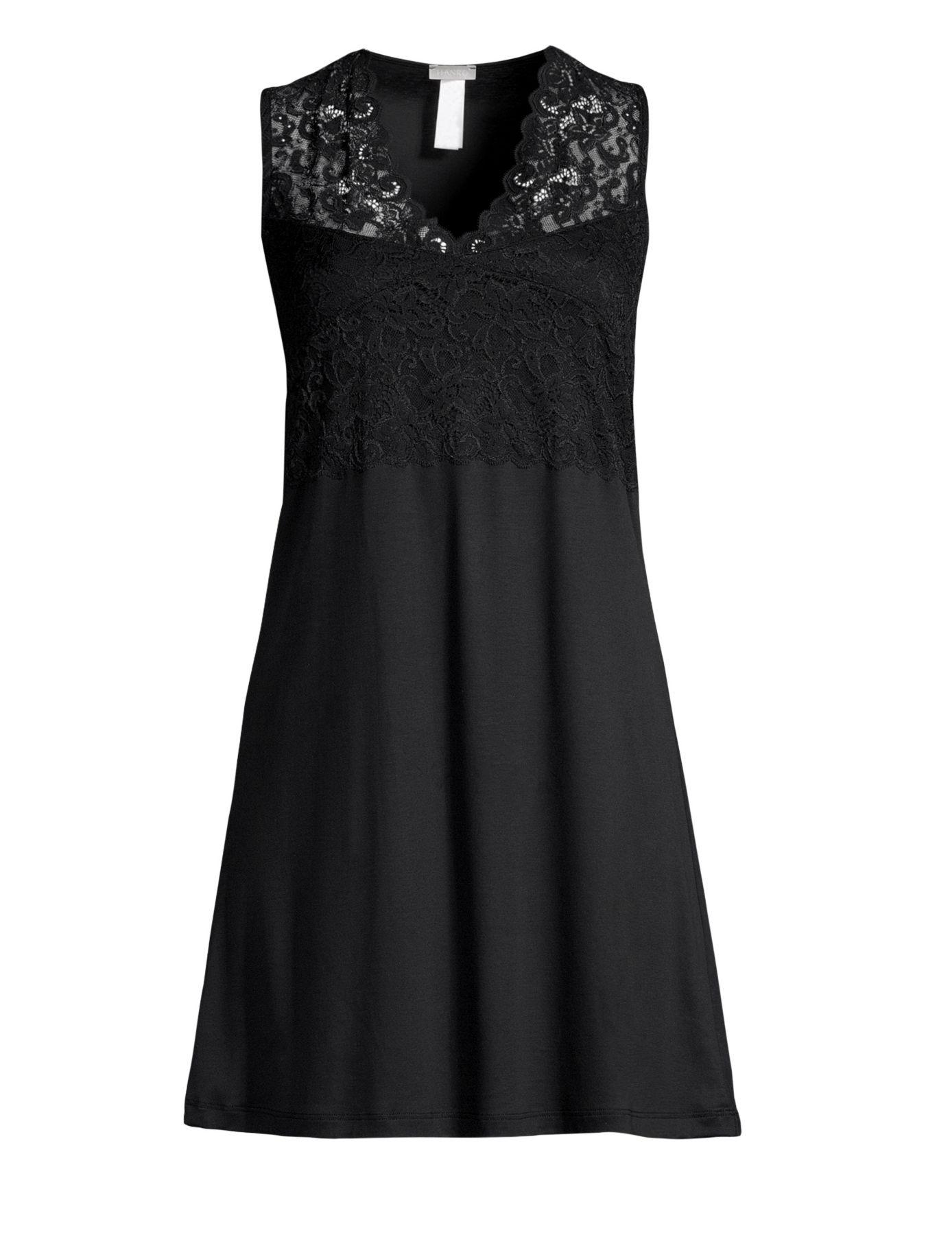 black lace night gown