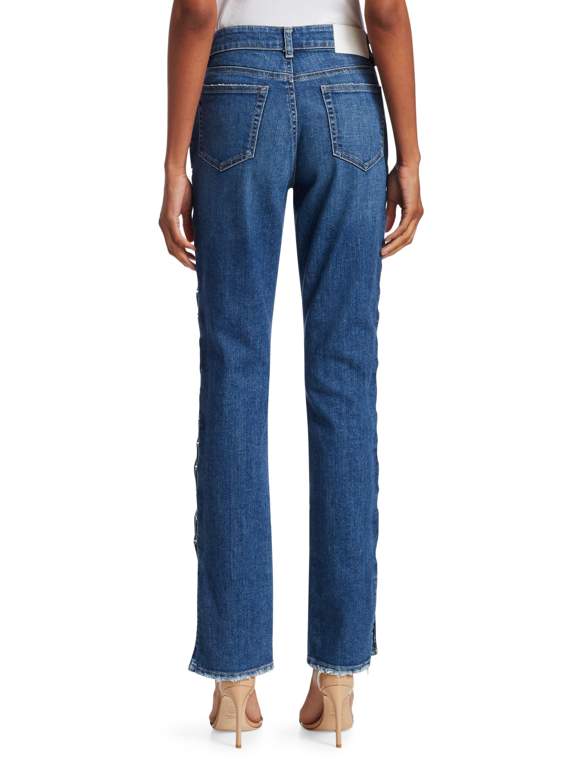 Jonathan Simkhai Stove Pipe High-rise Jeans in Blue - Lyst