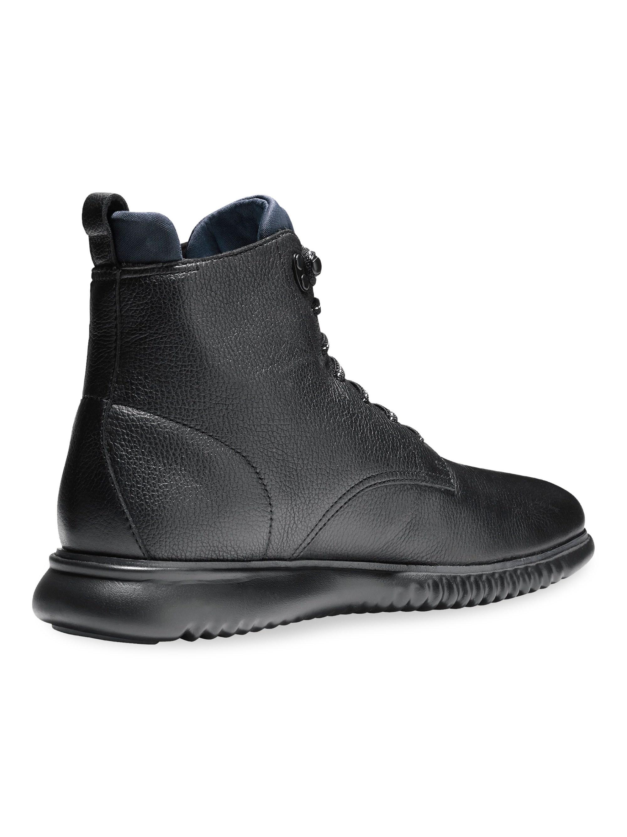 Cole Haan 2.zerogrand City Leather Boots in Black for Men Cole Haan 2.zerogrand City Leather Boots in Black for Men