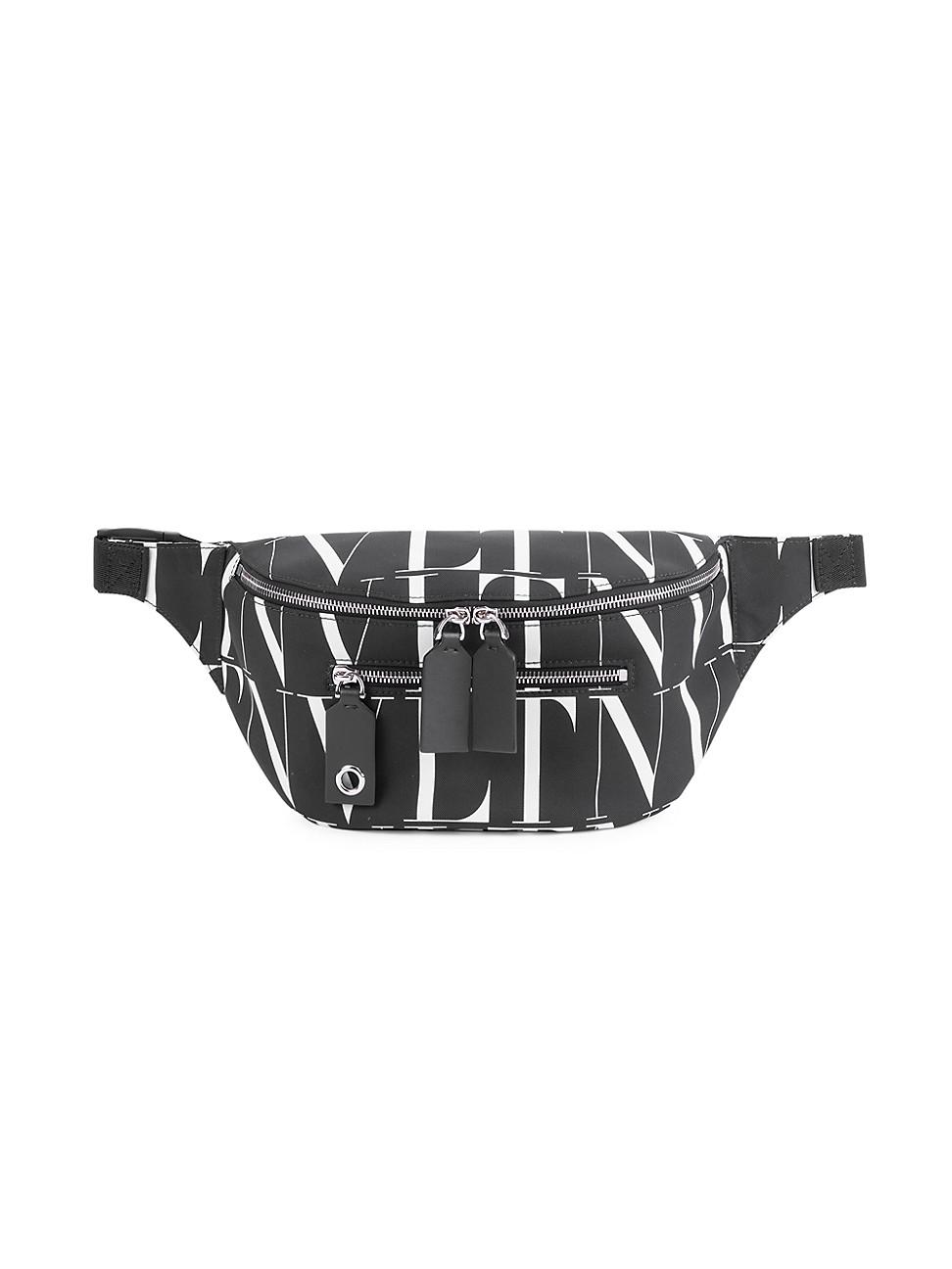 Valentino Garavani Vltn Belt Bag in Black White (Black) for Men - Lyst