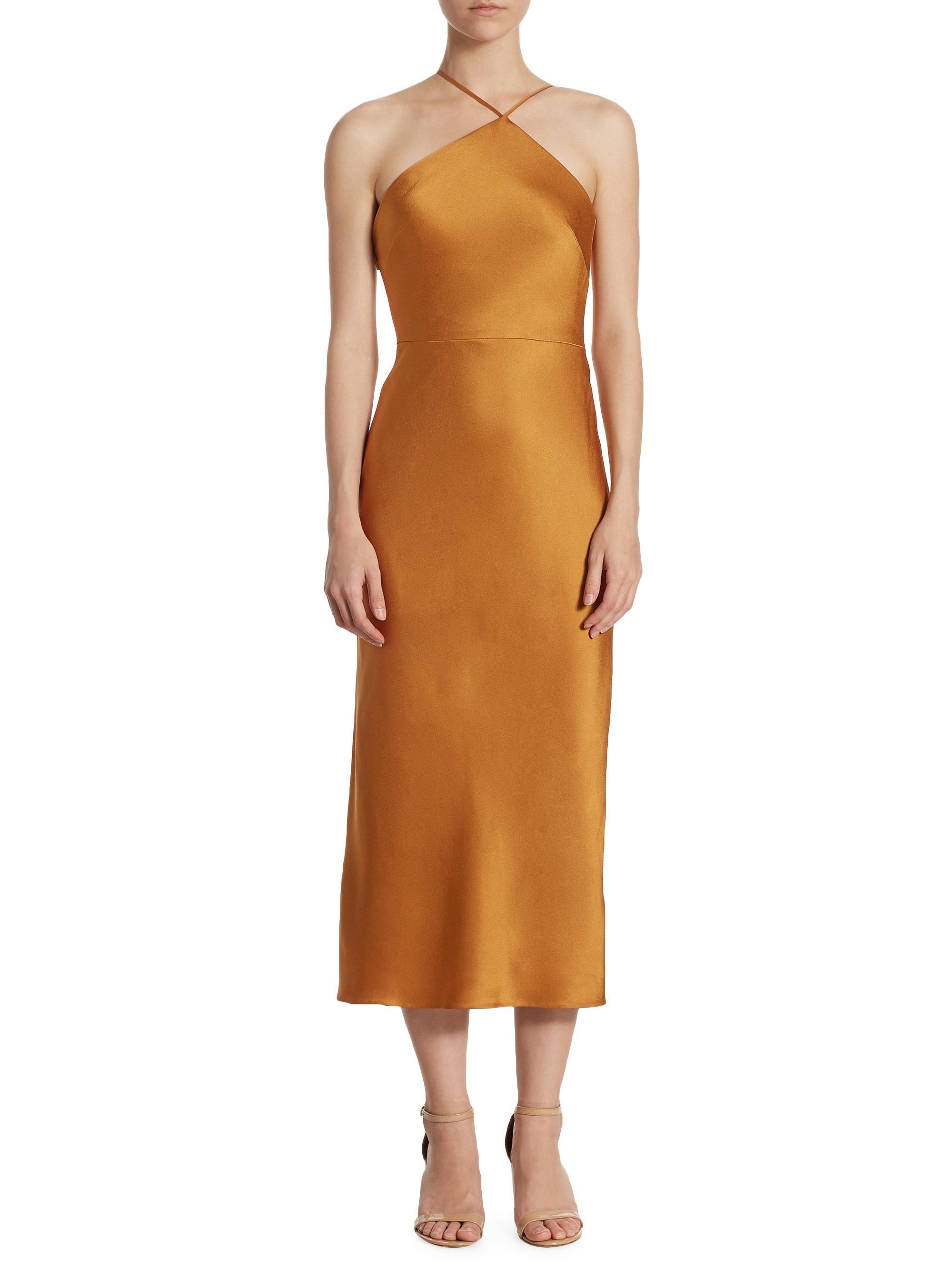 jason wu caramel slip gown