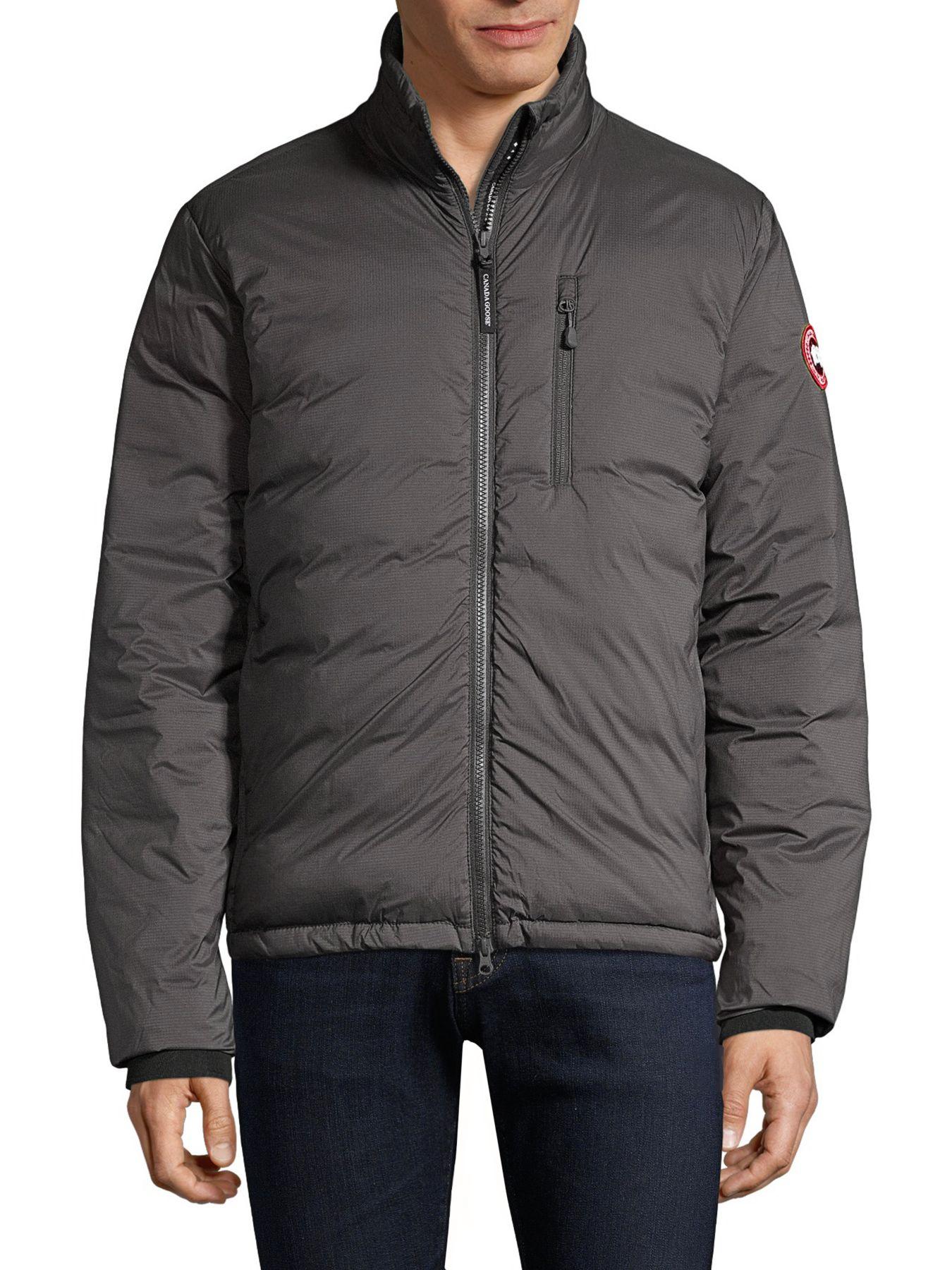 Canada Goose Synthetic Lodge Down Fill Jacket in Graphite (Gray) for