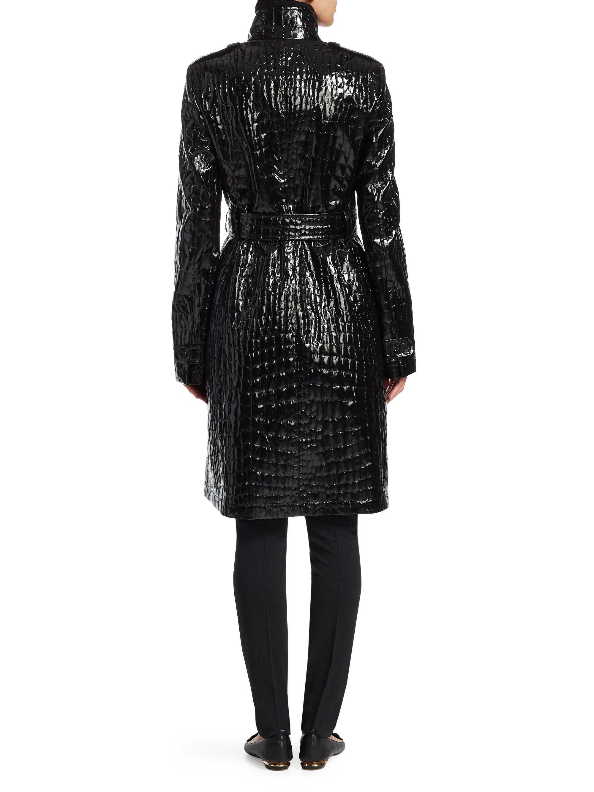 croc trench coat