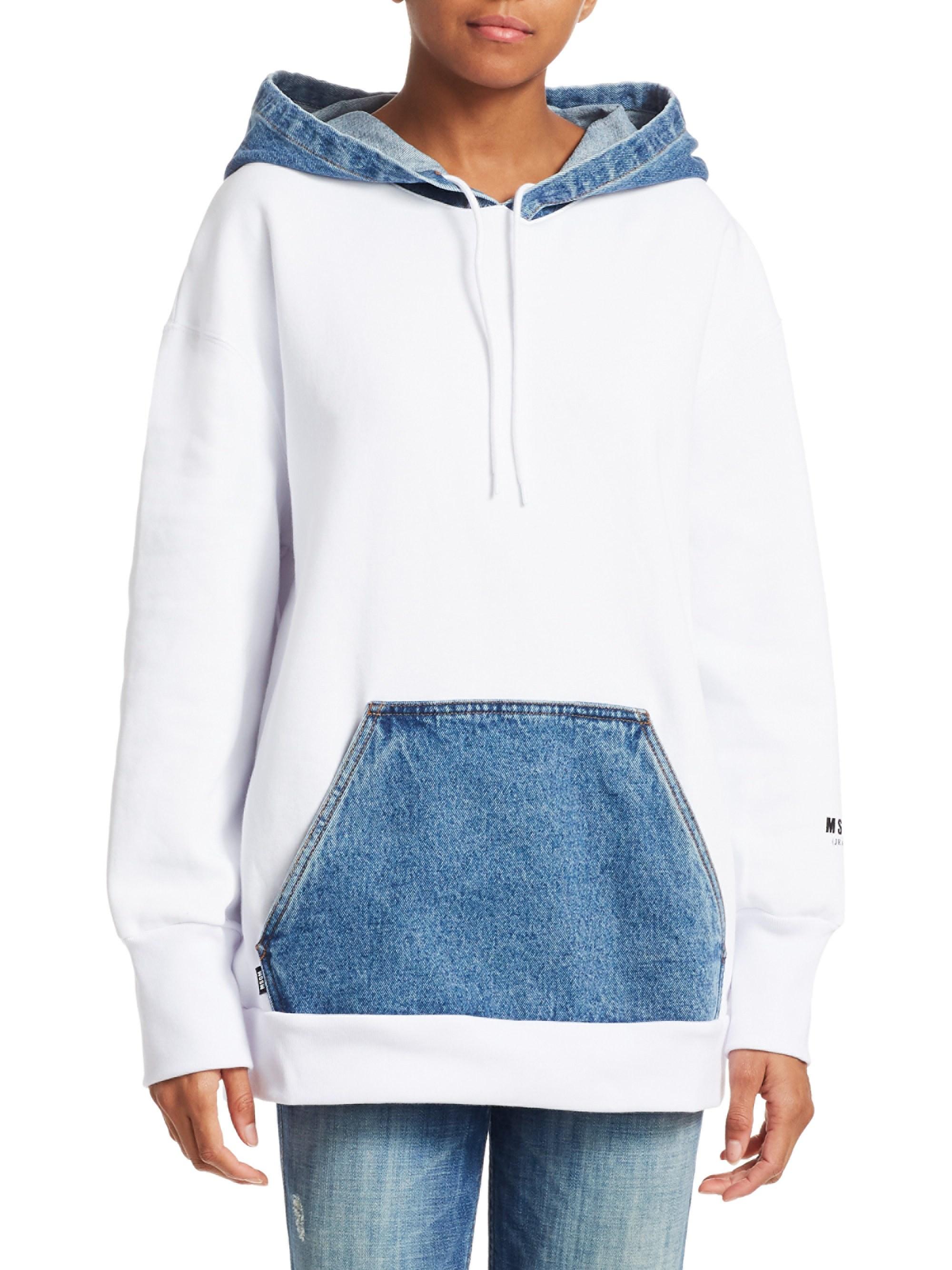 denim pullover women's