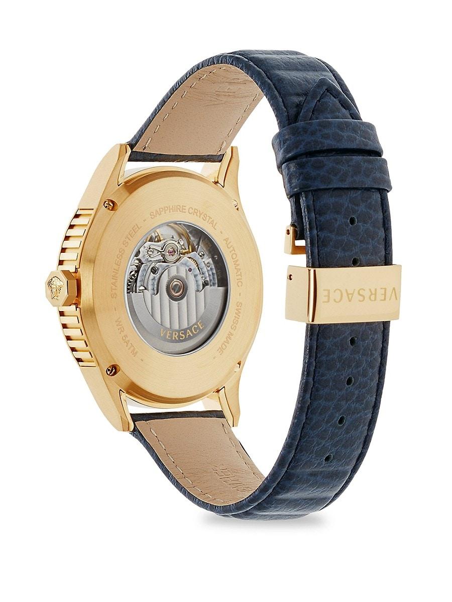 gold toned aiakos automatic watch