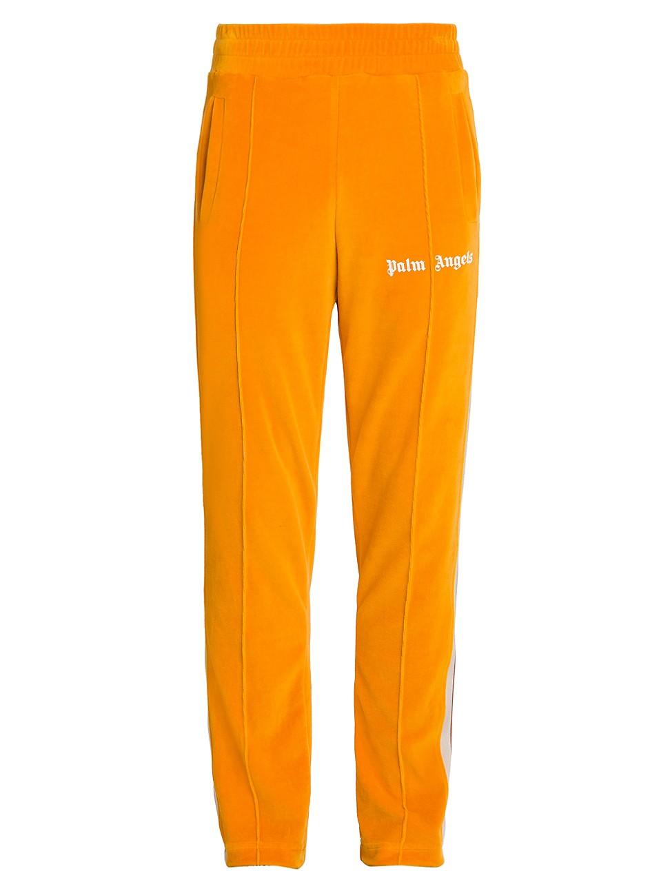 Palm Angels Cotton Chenille Side Stripe Track Pants in Orange for Men -  Save 94% - Lyst