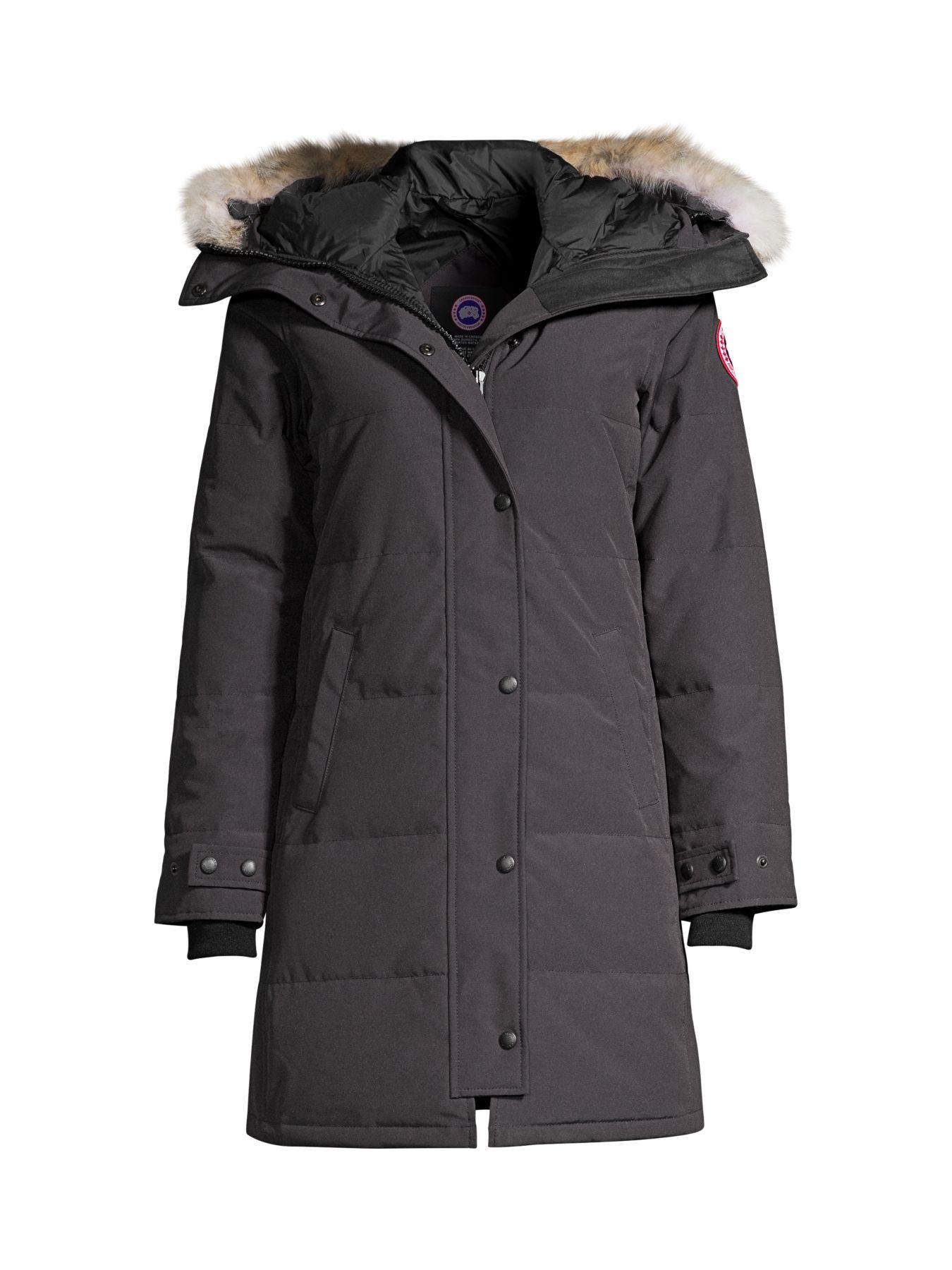 Canada Goose Arctic Program Shelburne Furtrim Down Fill Parka in Navy