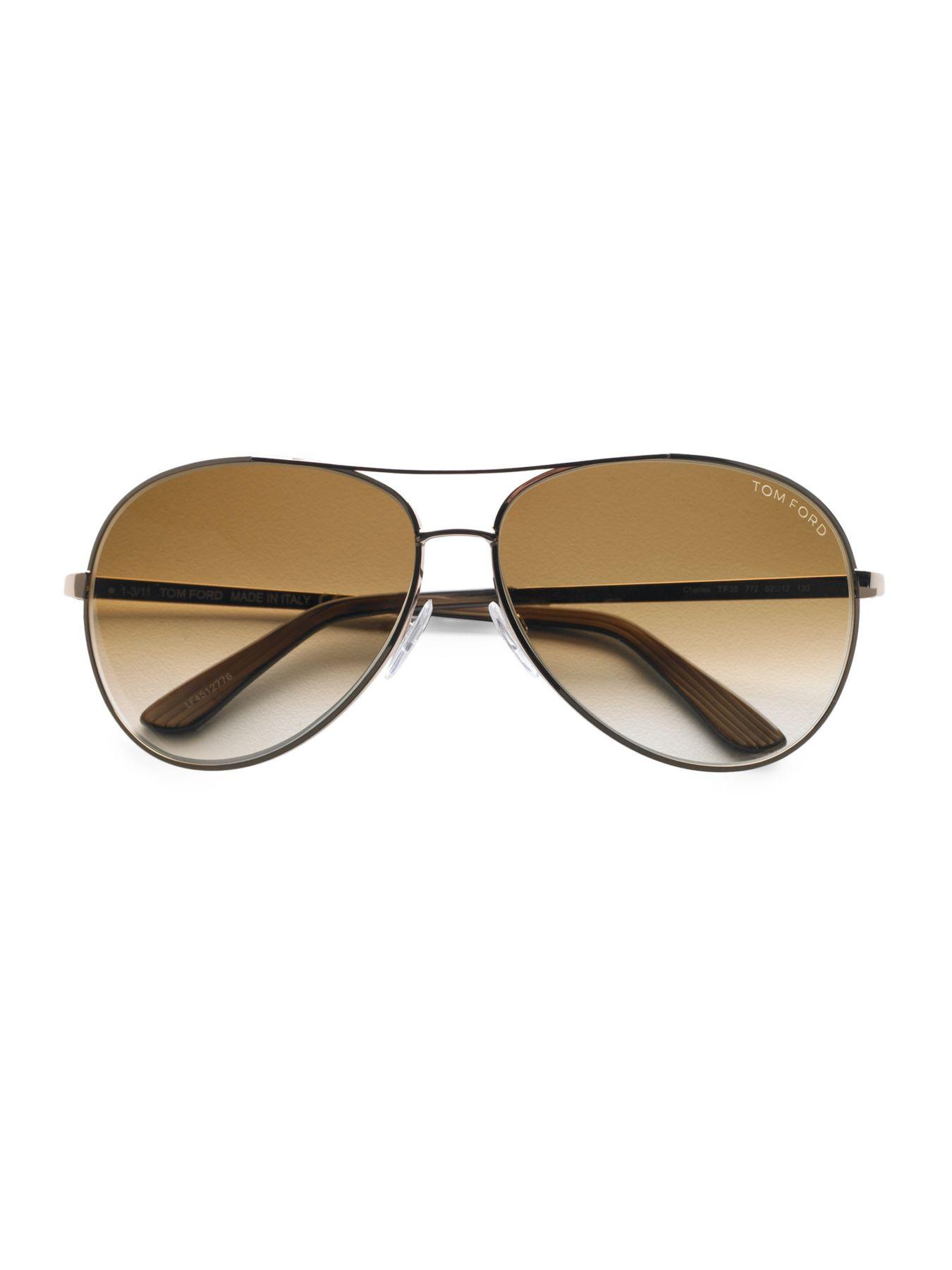 tom ford charles aviator sunglasses
